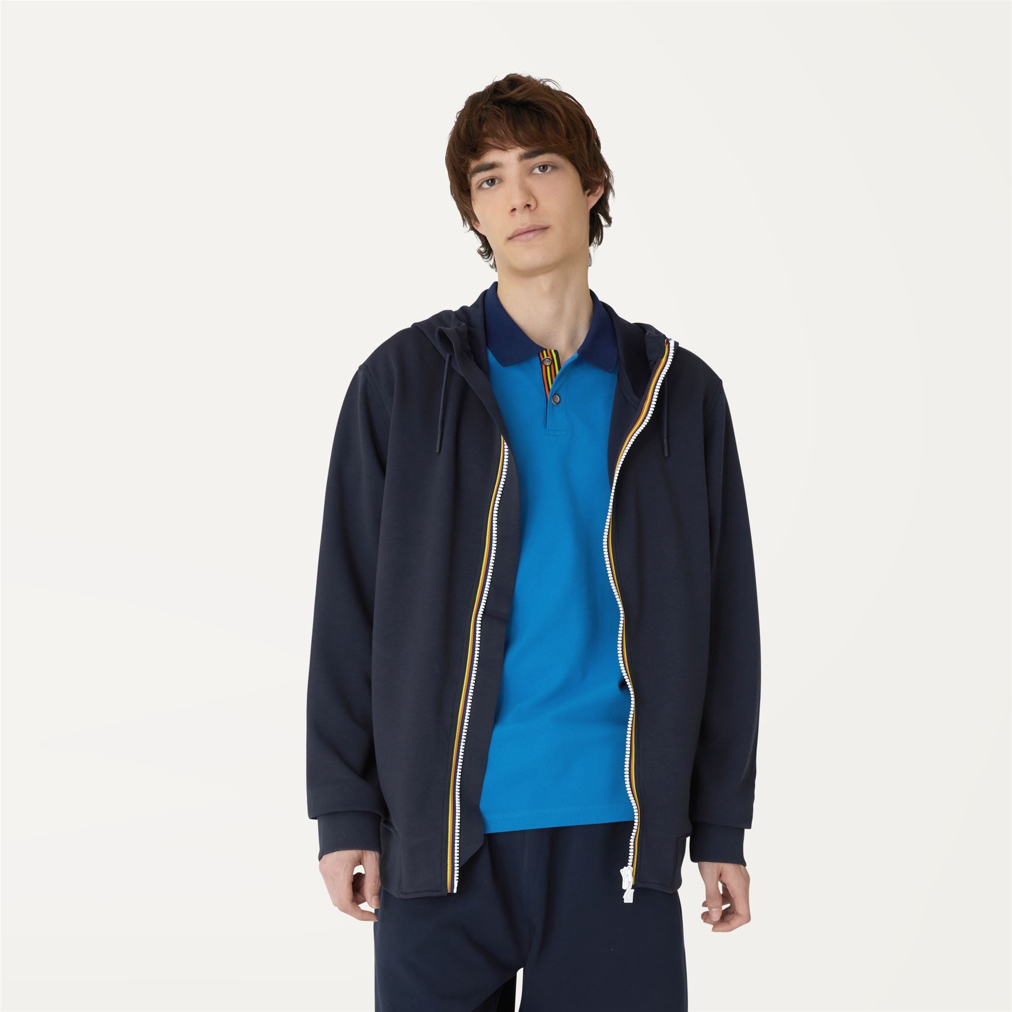 Fleece_MAN_RAINER LIGHT SPACER_Jacket_Blue Depth - Commercial 4