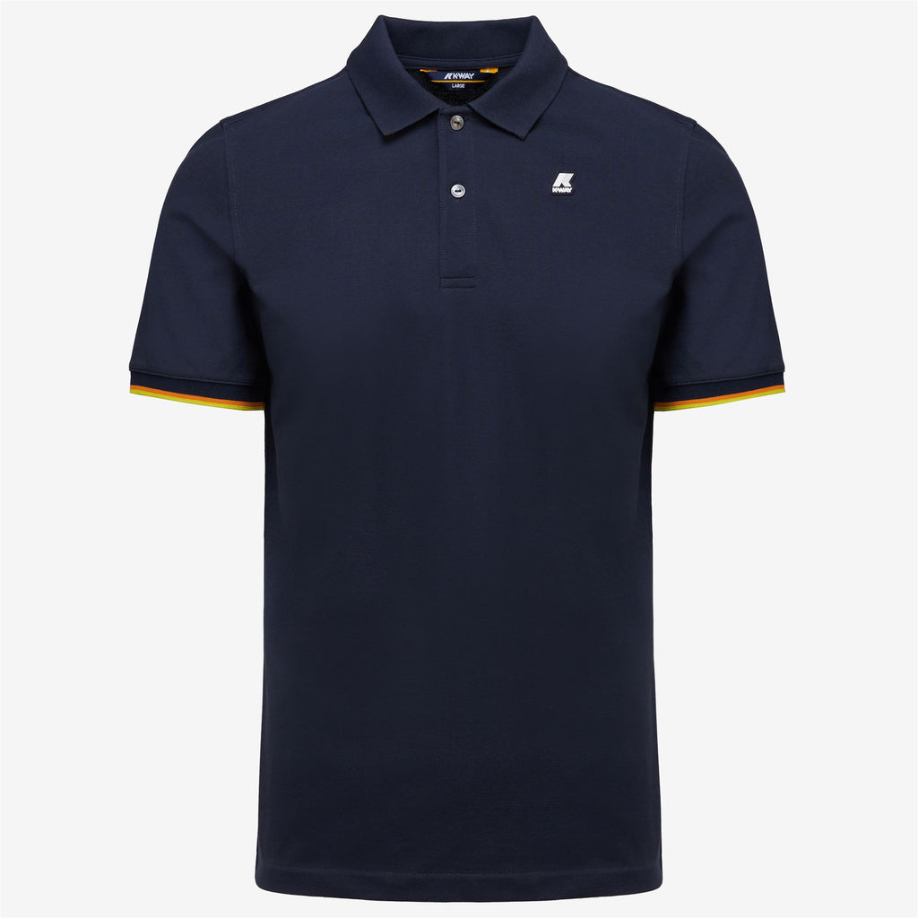 Polo Shirts_MAN_VINCENT_Polo_Blue Depth - Commercial 1