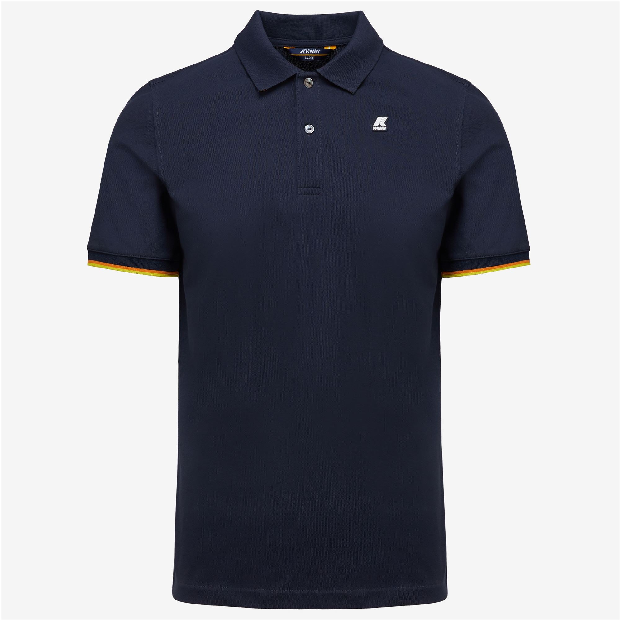 Polo Shirts_MAN_VINCENT_Polo_Blue Depth - Commercial 1