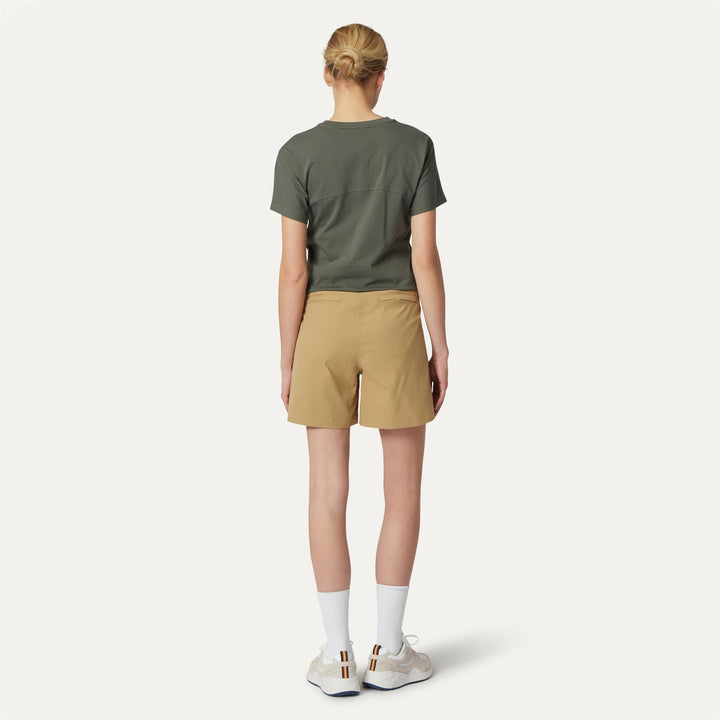 NOISE TWILL - Shorts - CHINO - WOMAN - BEIGE KHAKI 5