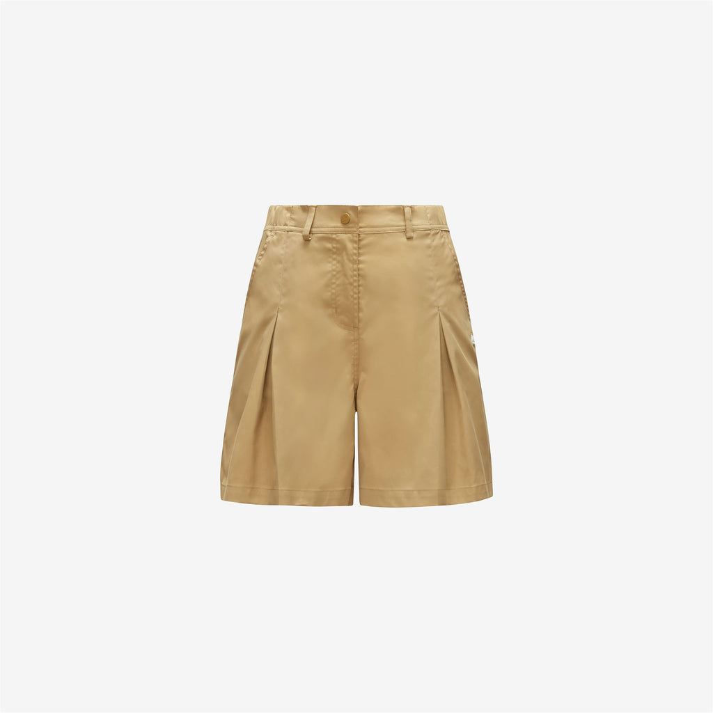 Shorts_WOMAN_NOISE TWILL_Chino_Beige Khaki - Commercial 1