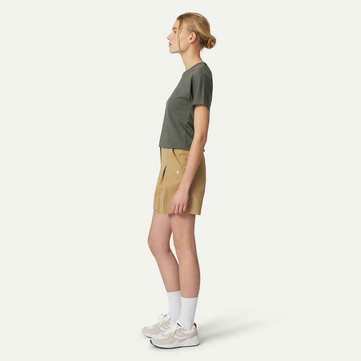 NOISE TWILL - Shorts - CHINO - WOMAN - BEIGE KHAKI 4