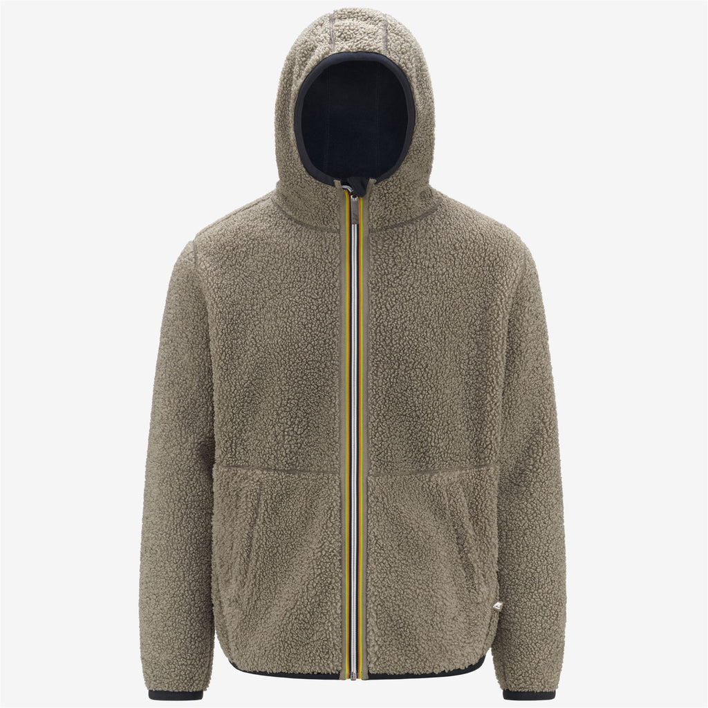 Fleece_Man_JACK SHERPA POLAR DOUBLE_Jacket_Blue Depth - Beige Taupe - Commercial 2