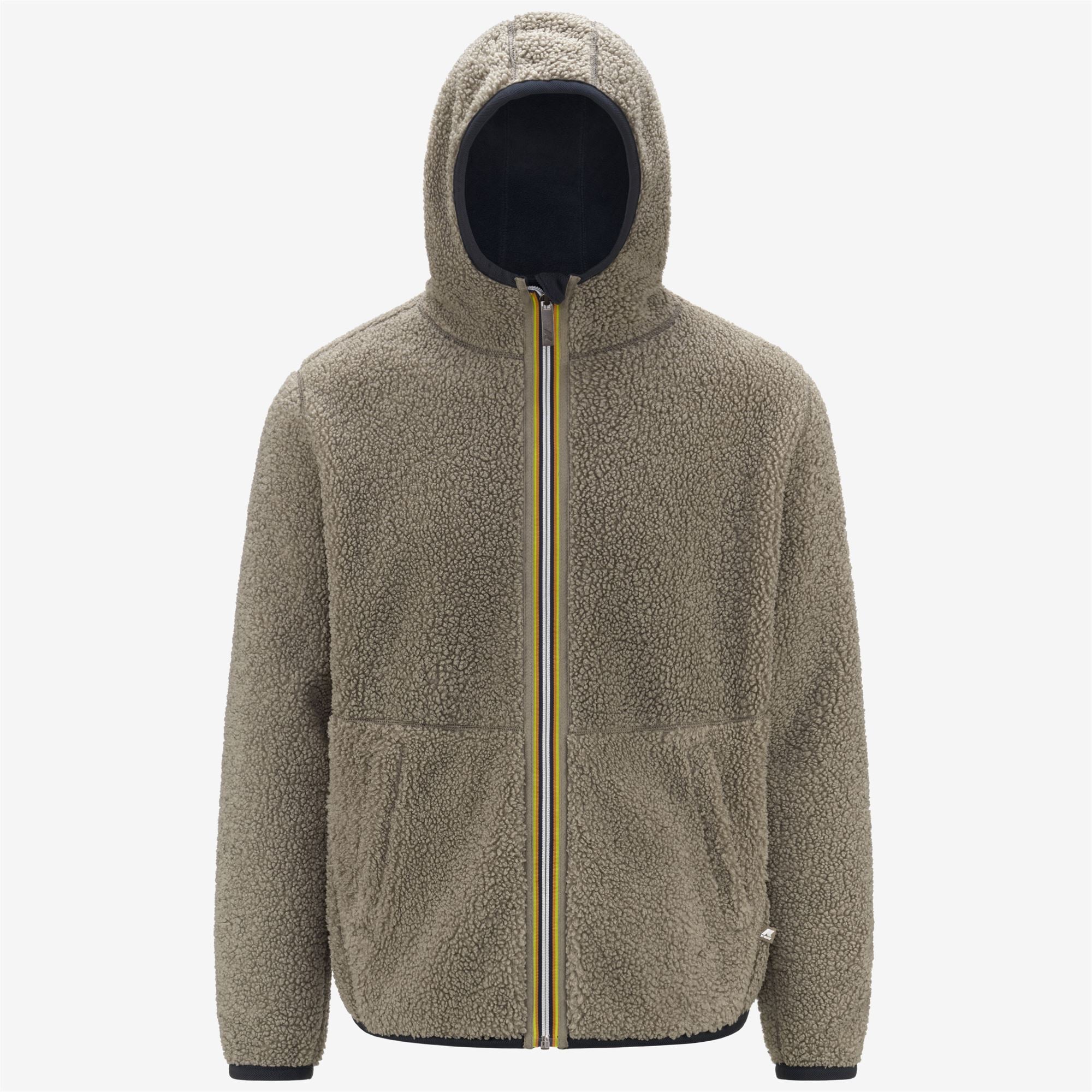 Fleece_Man_JACK SHERPA POLAR DOUBLE_Jacket_Blue Depth - Beige Taupe - Commercial 2