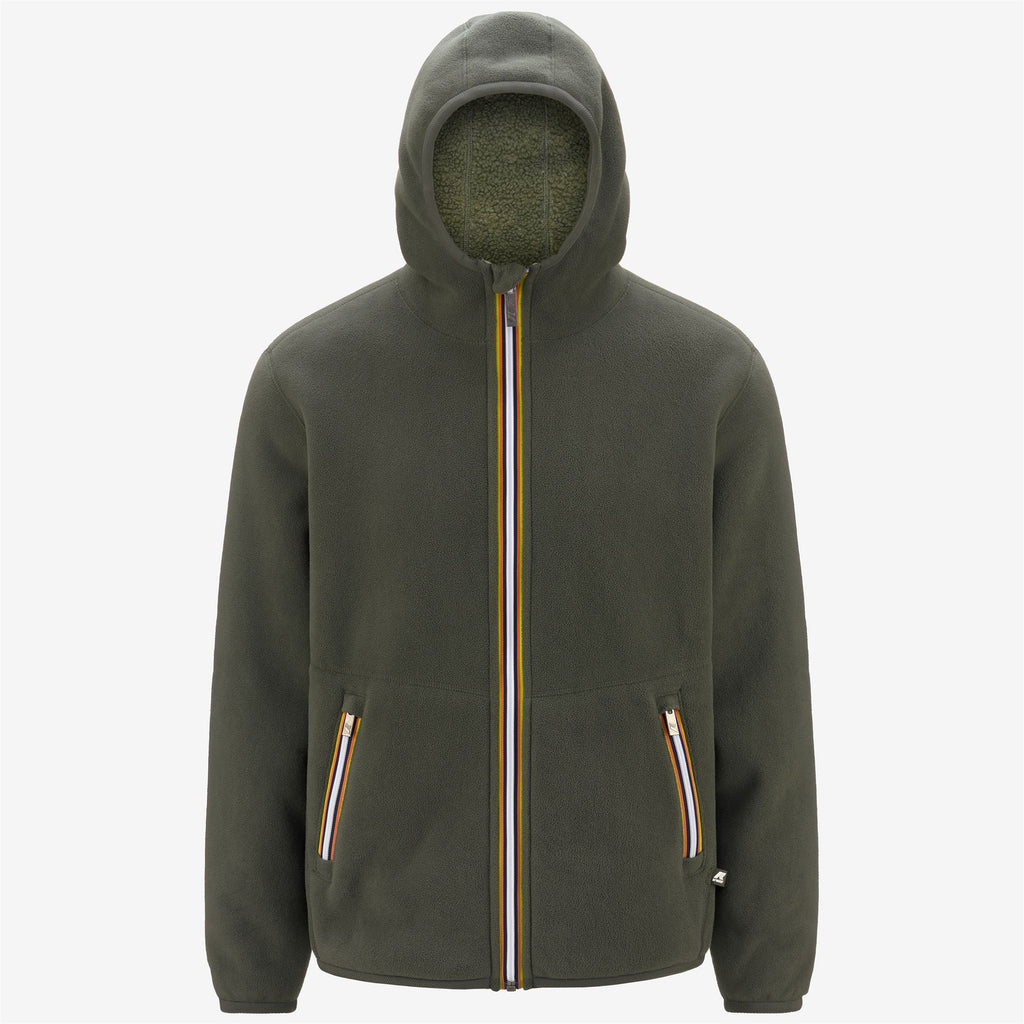Fleece_Man_JACK SHERPA POLAR DOUBLE_Jacket_Green B-Green S - Commercial 1