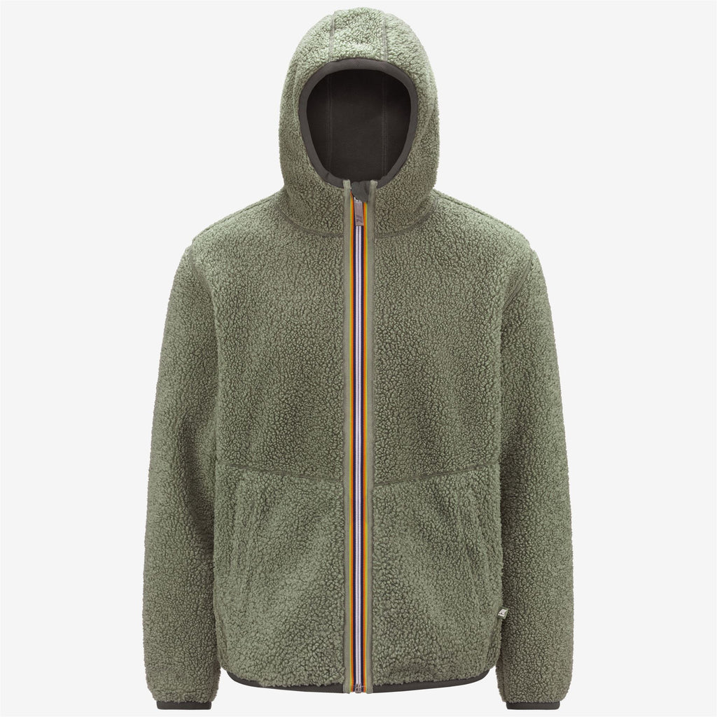 Fleece_Man_JACK SHERPA POLAR DOUBLE_Jacket_Green B-Green S - Commercial 2