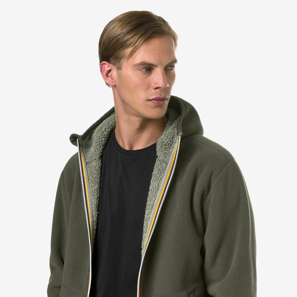 Fleece_Man_JACK SHERPA POLAR DOUBLE_Jacket_Green B-Green S - Commercial 7