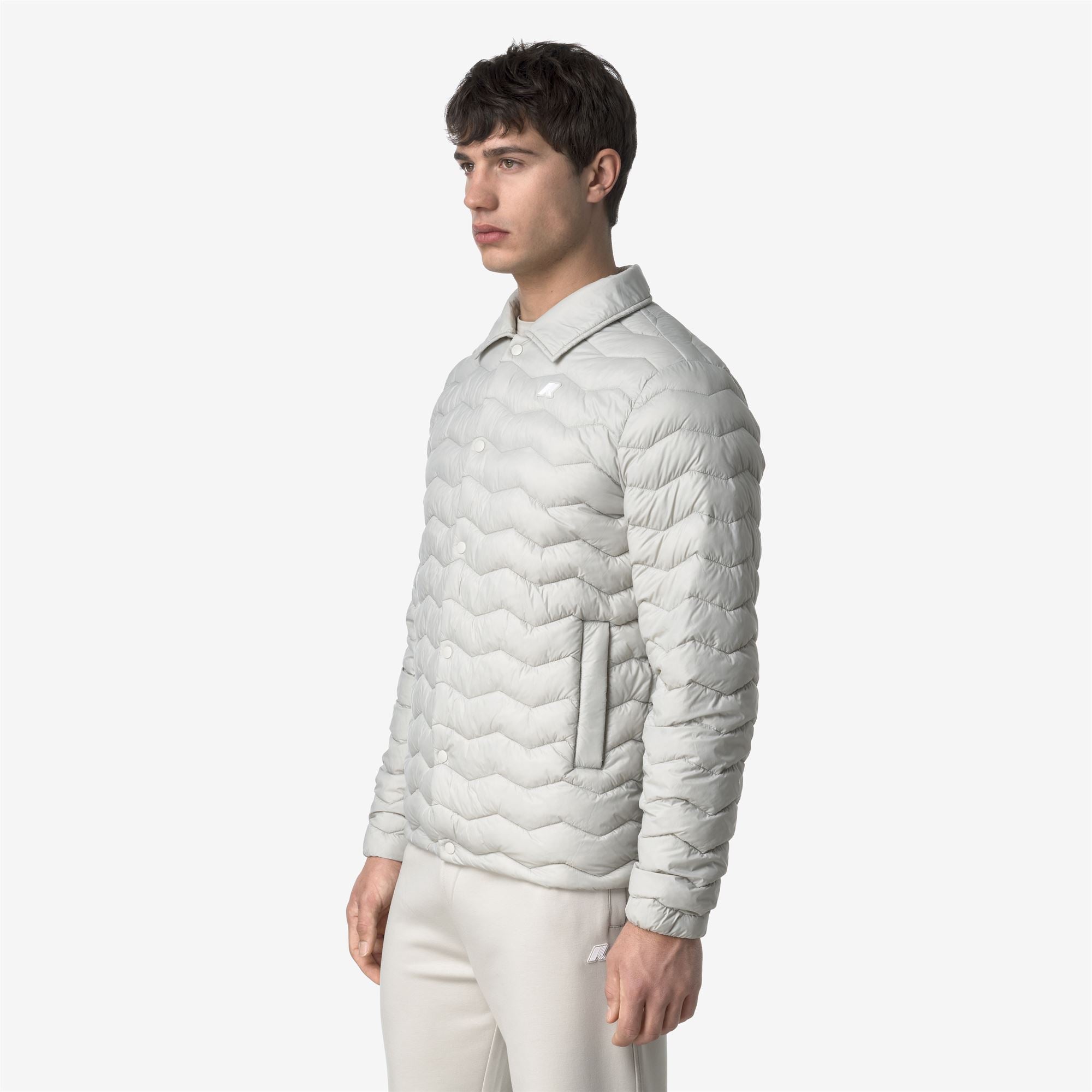 Jackets_MAN_BRUNO QUILTED WARM_Short_BEIGE LT - Commercial 5