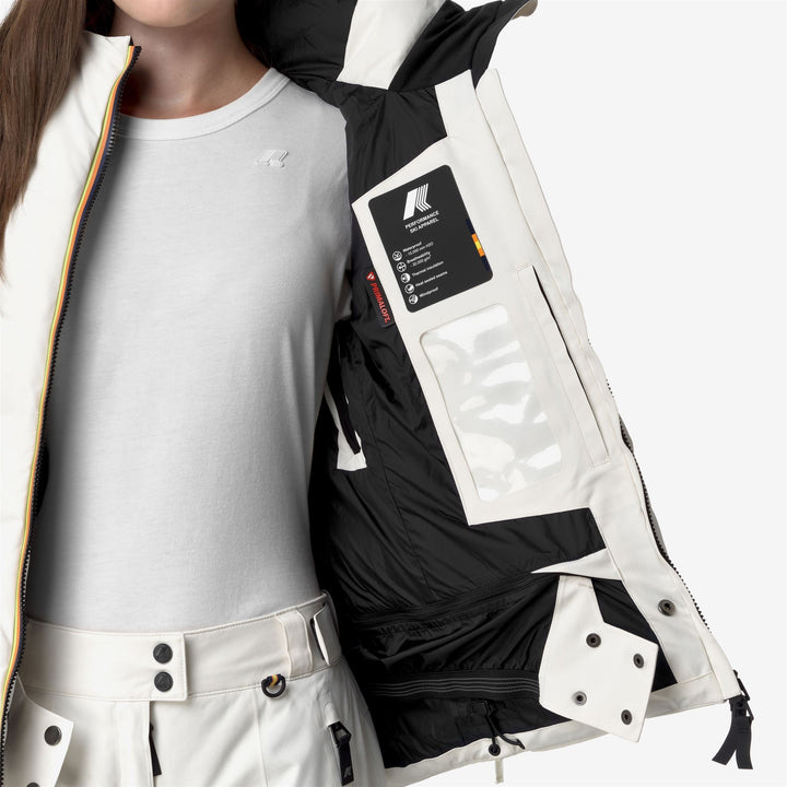 TUEDA - Jackets - Mid - WOMAN - WHITE GARDENIA