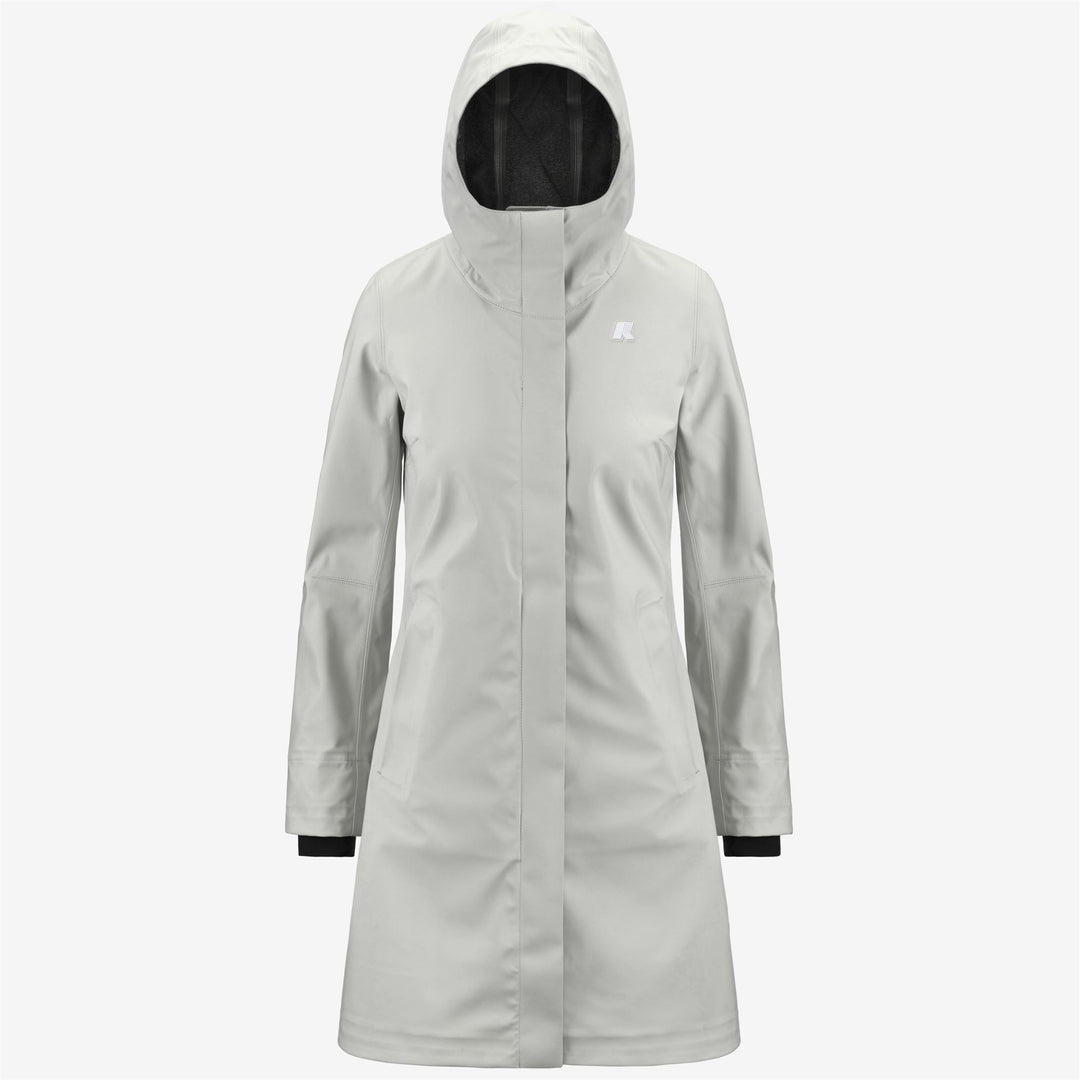 STEPHY BONDED JERSEY - Jackets - 3/4 LENGTH - WOMAN - BEIGE LT 01