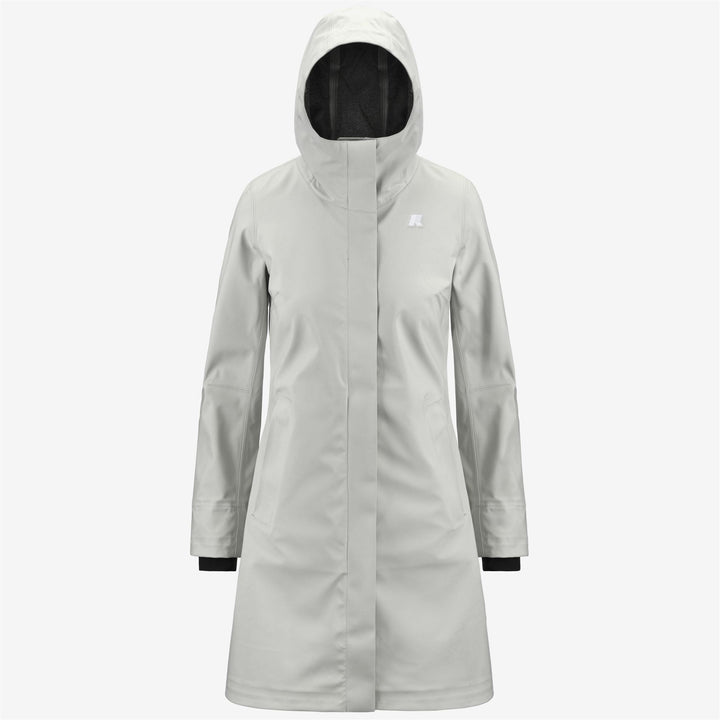STEPHY BONDED JERSEY - Jackets - 3/4 LENGTH - WOMAN - BEIGE LT 1