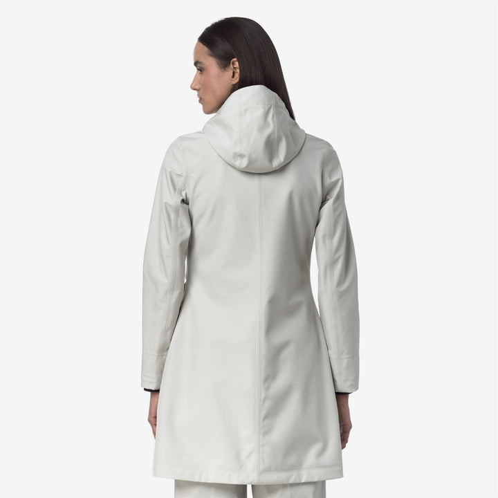 STEPHY BONDED JERSEY - Jackets - 3/4 LENGTH - WOMAN - BEIGE LT 5