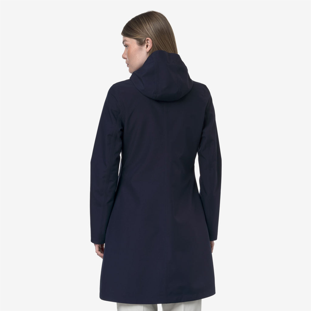 Jackets_WOMAN_STEPHY BONDED JERSEY_3/4 Length_Blue Depth - Commercial 6