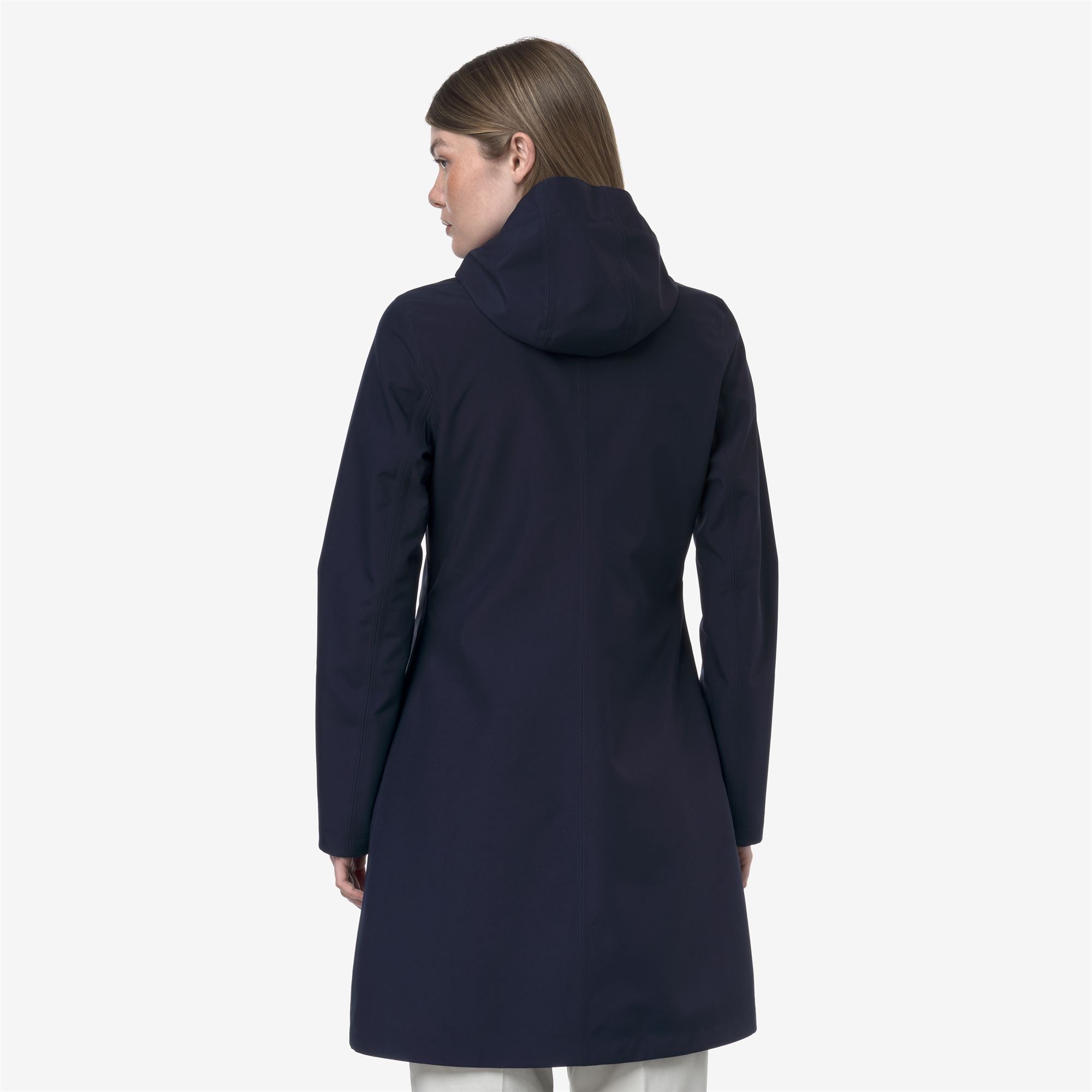 Jackets_WOMAN_STEPHY BONDED JERSEY_3/4 Length_Blue Depth - Commercial 6