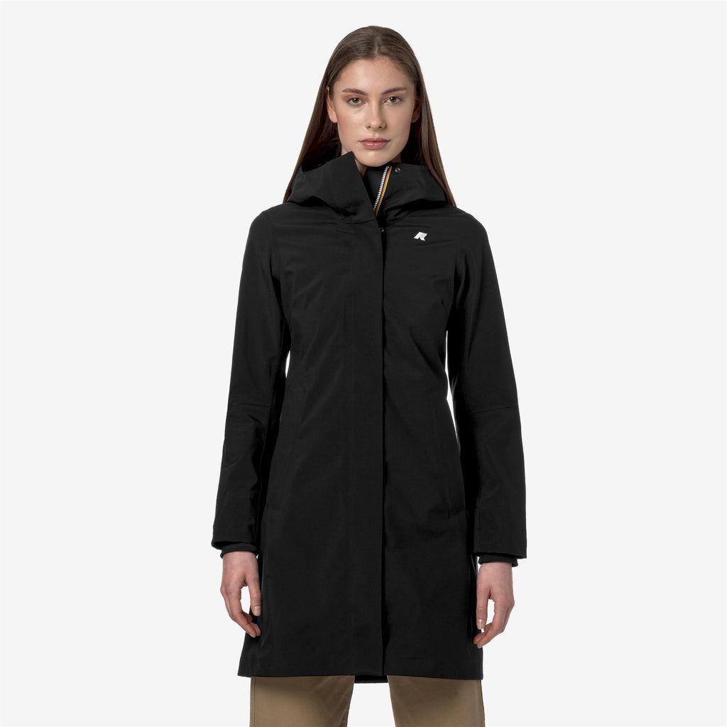 Jackets_WOMAN_STEPHY BONDED JERSEY_3/4 Length_Black Pure - Commercial 4