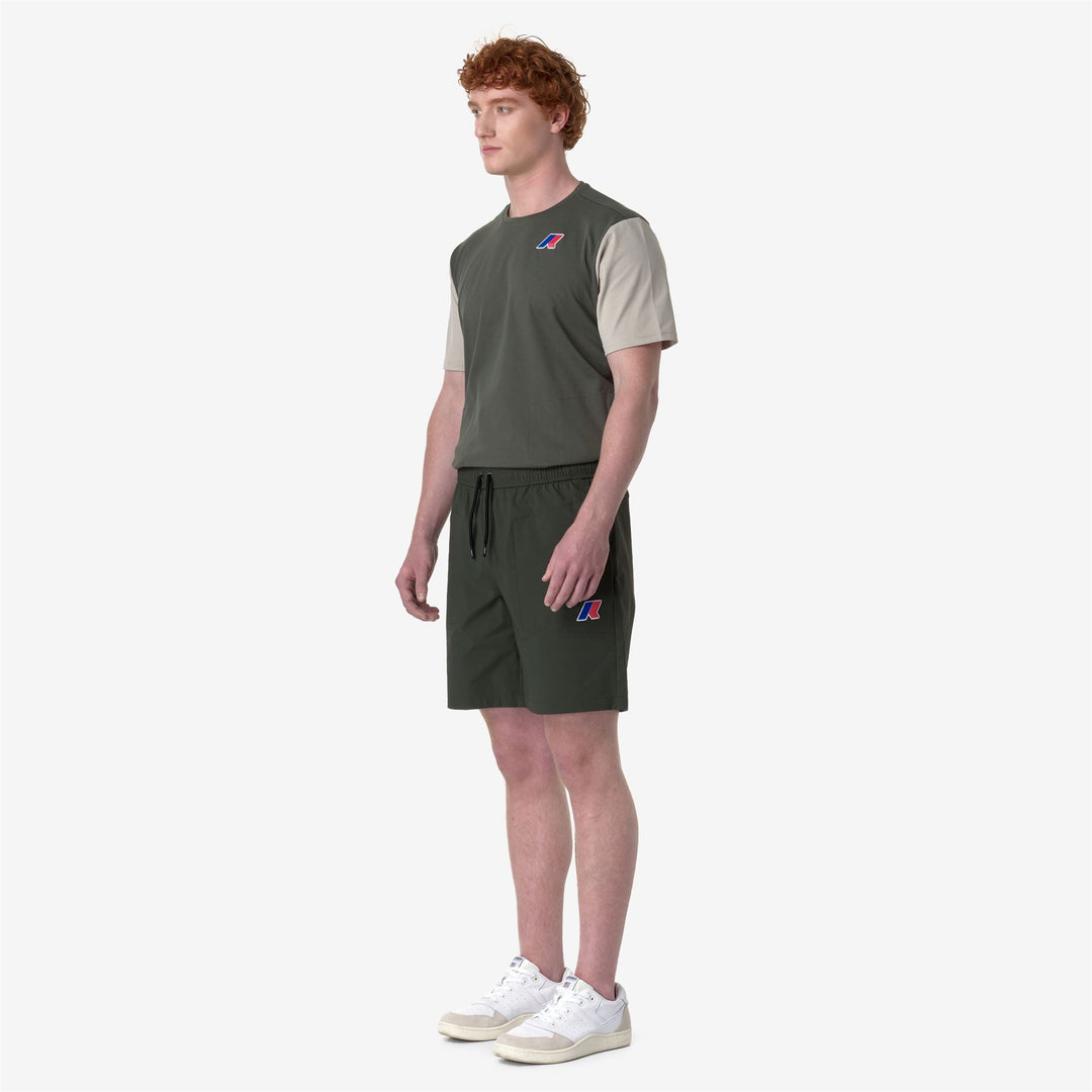 NESTY LF - Shorts - Sport Shorts - UNISEX - GREEN BLACKISH