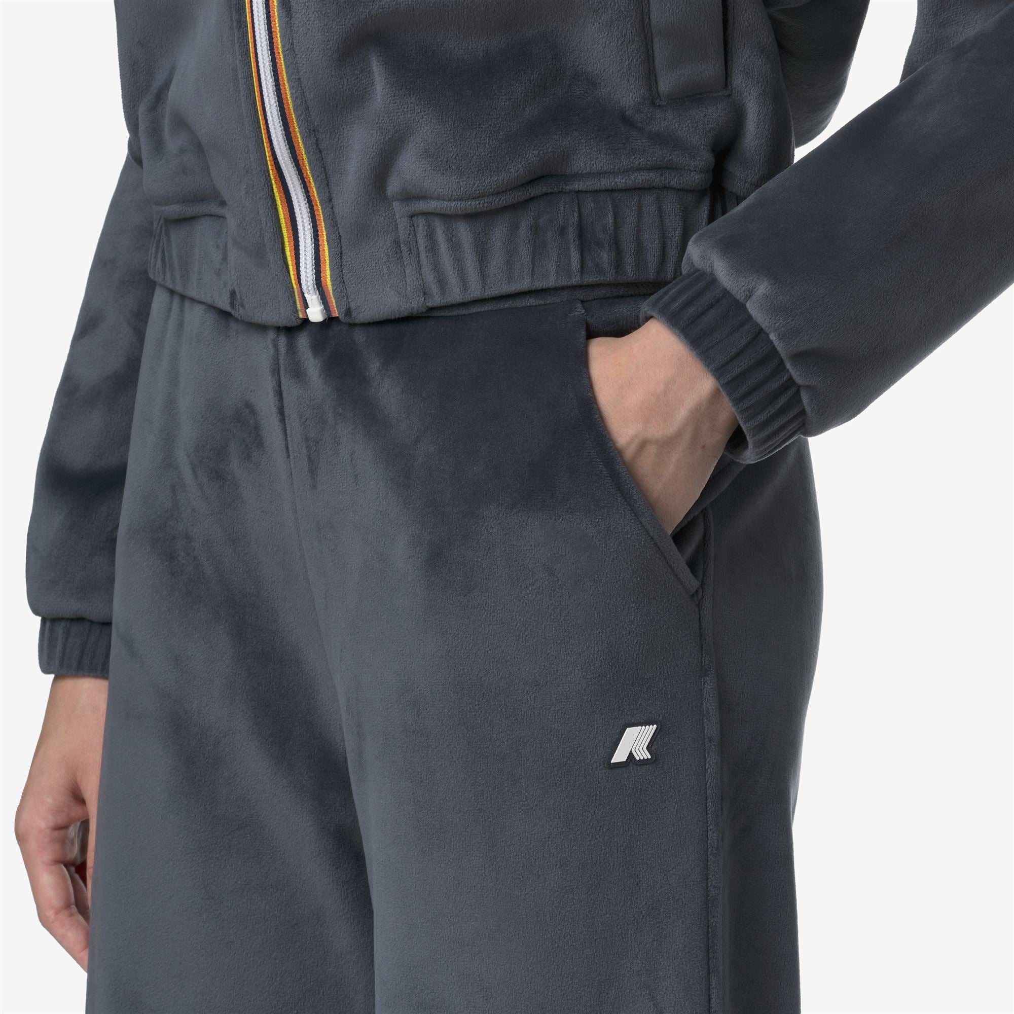 Pants_WOMAN_JENNY VELOUR POLAR_Sport Trousers_Blue Airforce Combo - Blue Airforce - Commercial 7