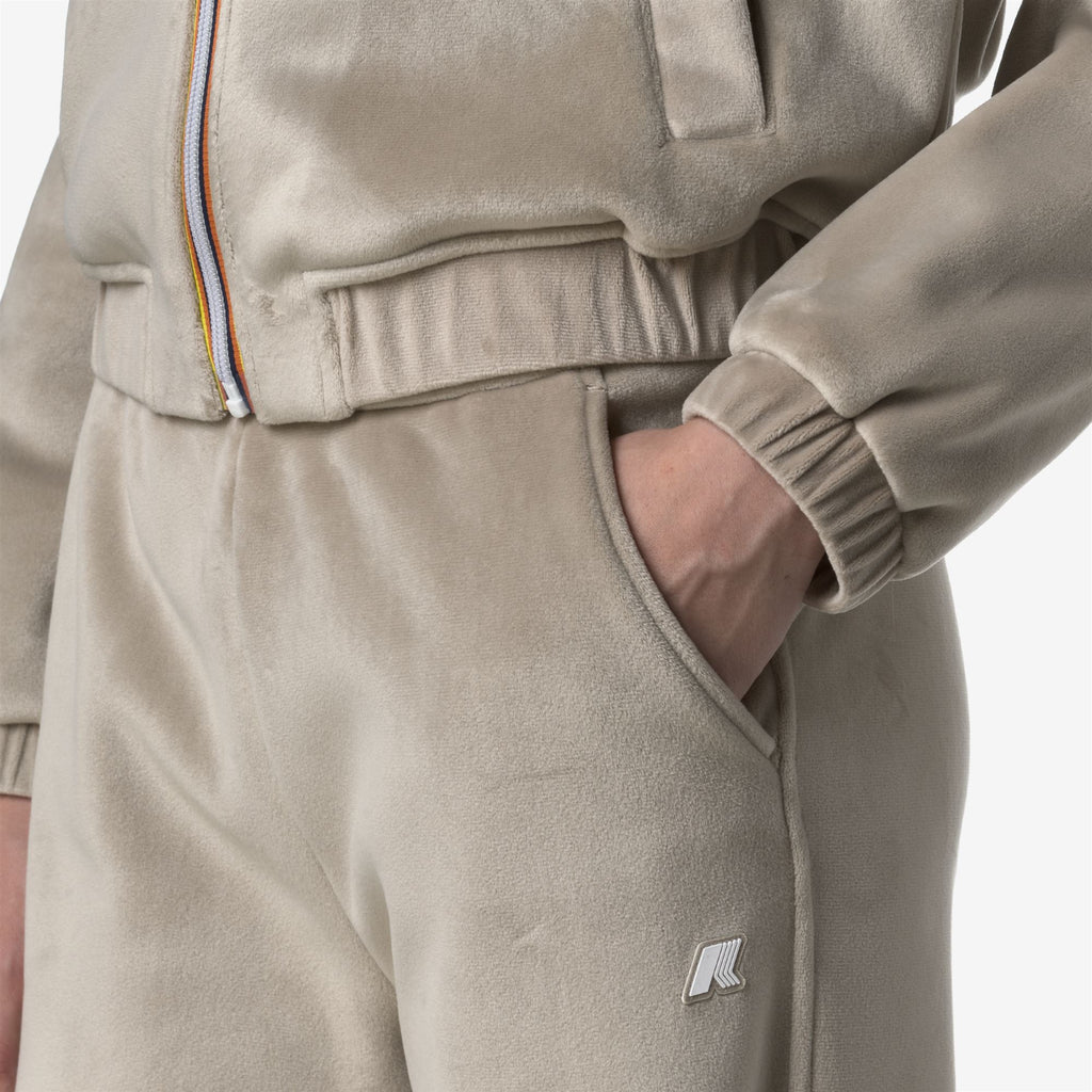 Pants_WOMAN_JENNY VELOUR POLAR_Sport Trousers_Beige Cashmere-Beige Cashmere - Commercial 7