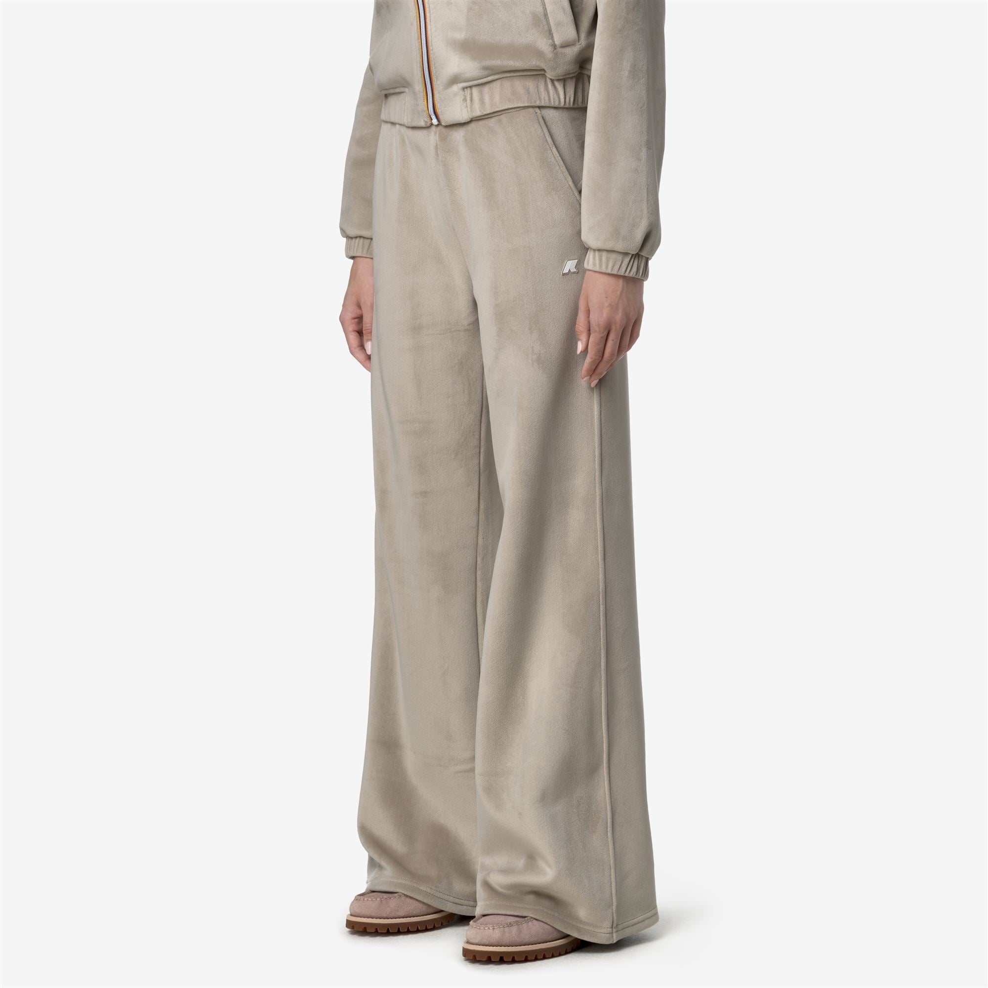 Pants_WOMAN_JENNY VELOUR POLAR_Sport Trousers_Beige Cashmere-Beige Cashmere - Commercial 5