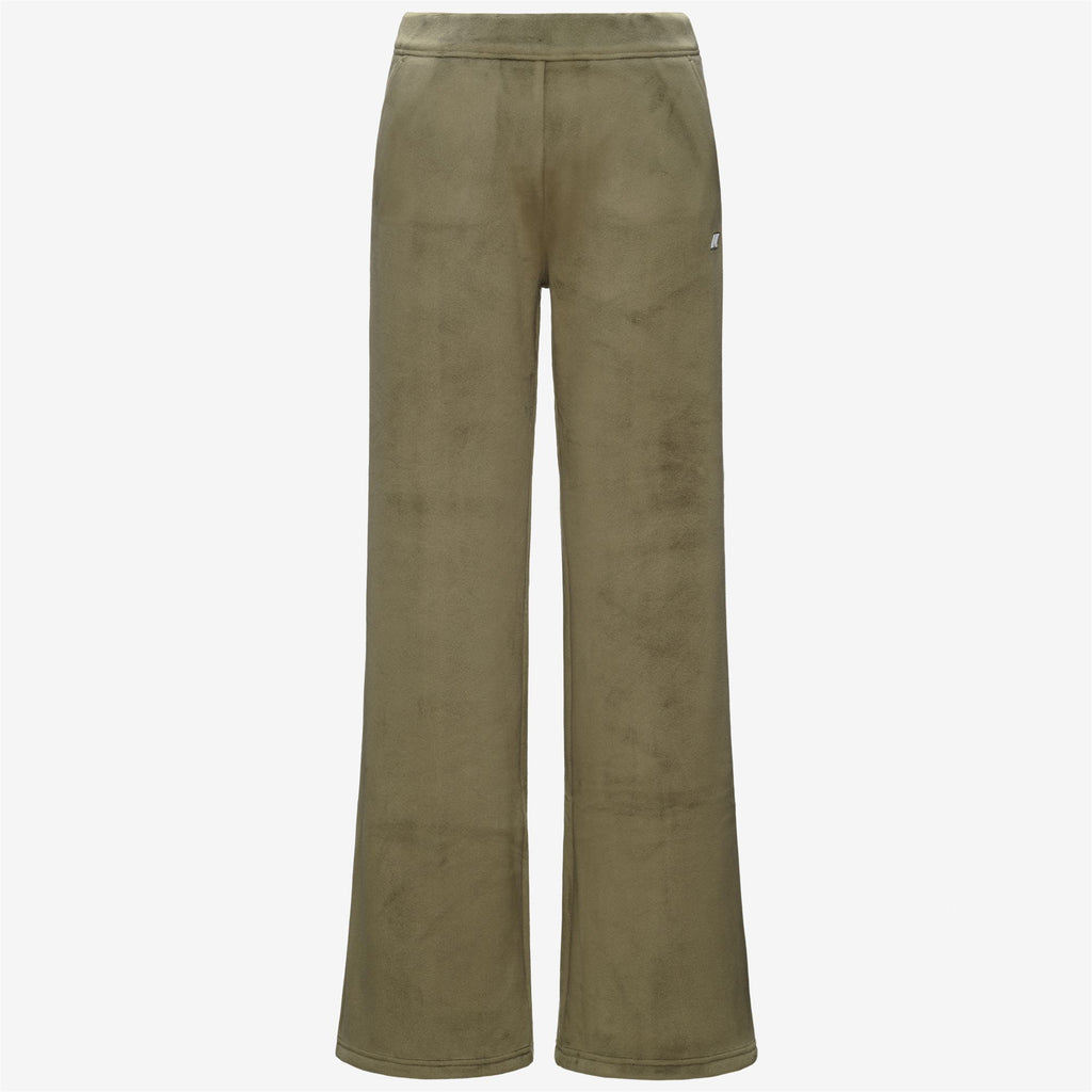 Pants_Woman_JENNY VELOUR POLAR_Sport Trousers_Green Army-Green Army - Commercial 1