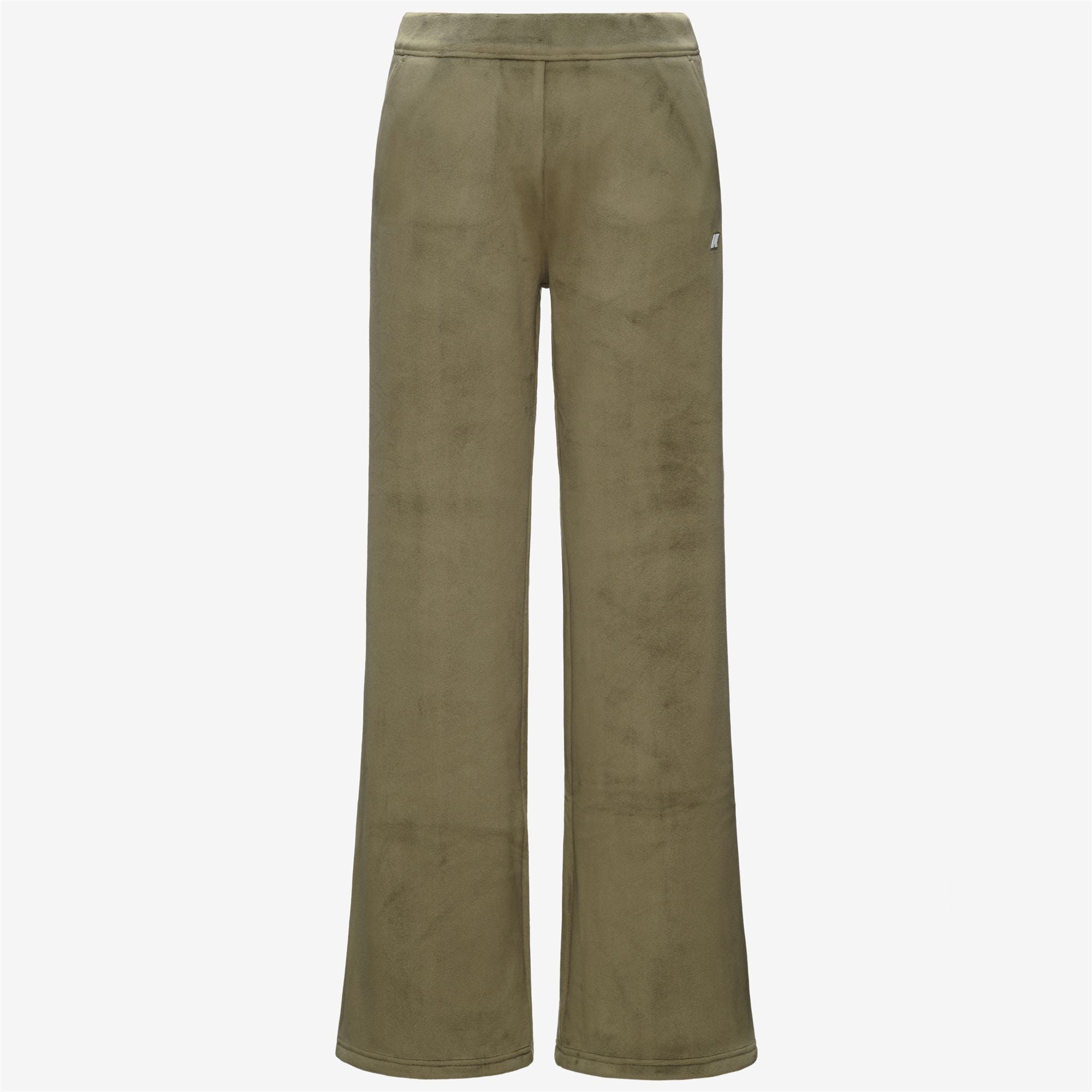 Pants_Woman_JENNY VELOUR POLAR_Sport Trousers_Green Army-Green Army - Commercial 1