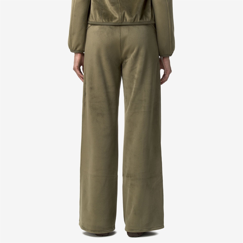 Pants_Woman_JENNY VELOUR POLAR_Sport Trousers_Green Army-Green Army - Commercial 6