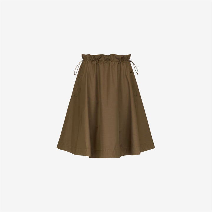 GAELA SATIN - Skirts - Longuette - WOMAN - BROWN CORDA