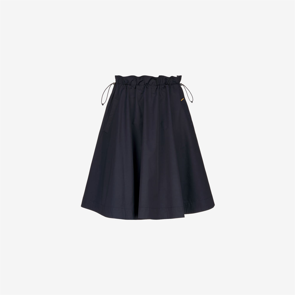 Skirts_WOMAN_GAELA SATIN_Longuette_Blue Depth - Commercial 1