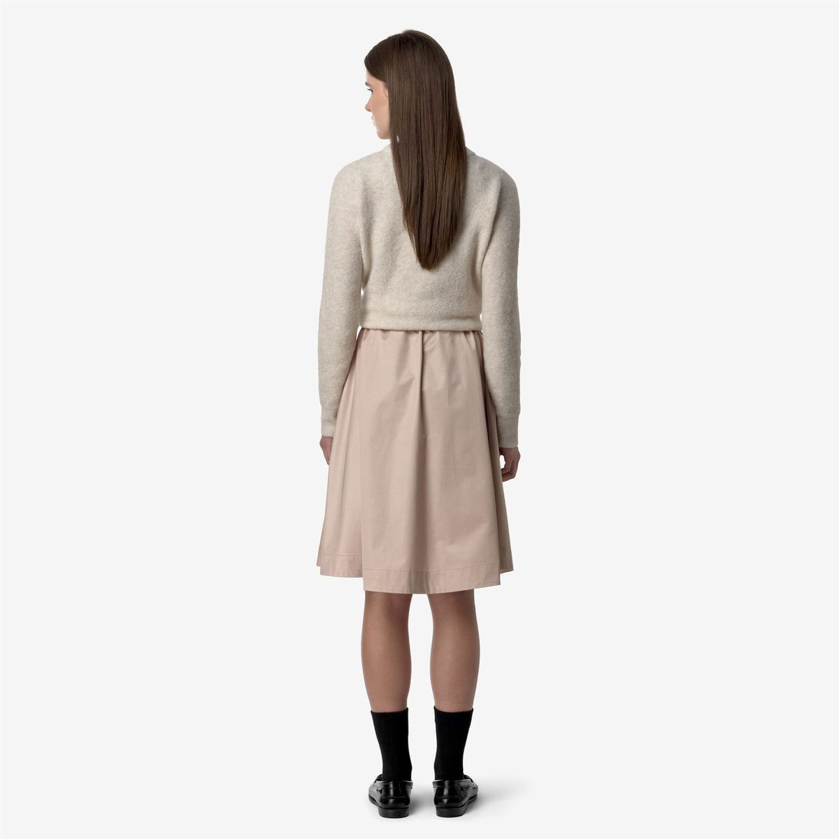 Skirts_WOMAN_GAELA SATIN_Longuette_Pink Tint - Commercial 6