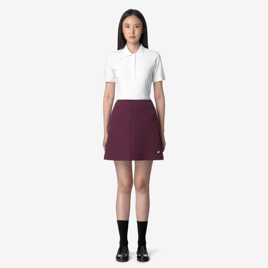 Skirts_WOMAN_VITTY LIGHT SPACER_Short_Violet Dk Purple - Commercial 4
