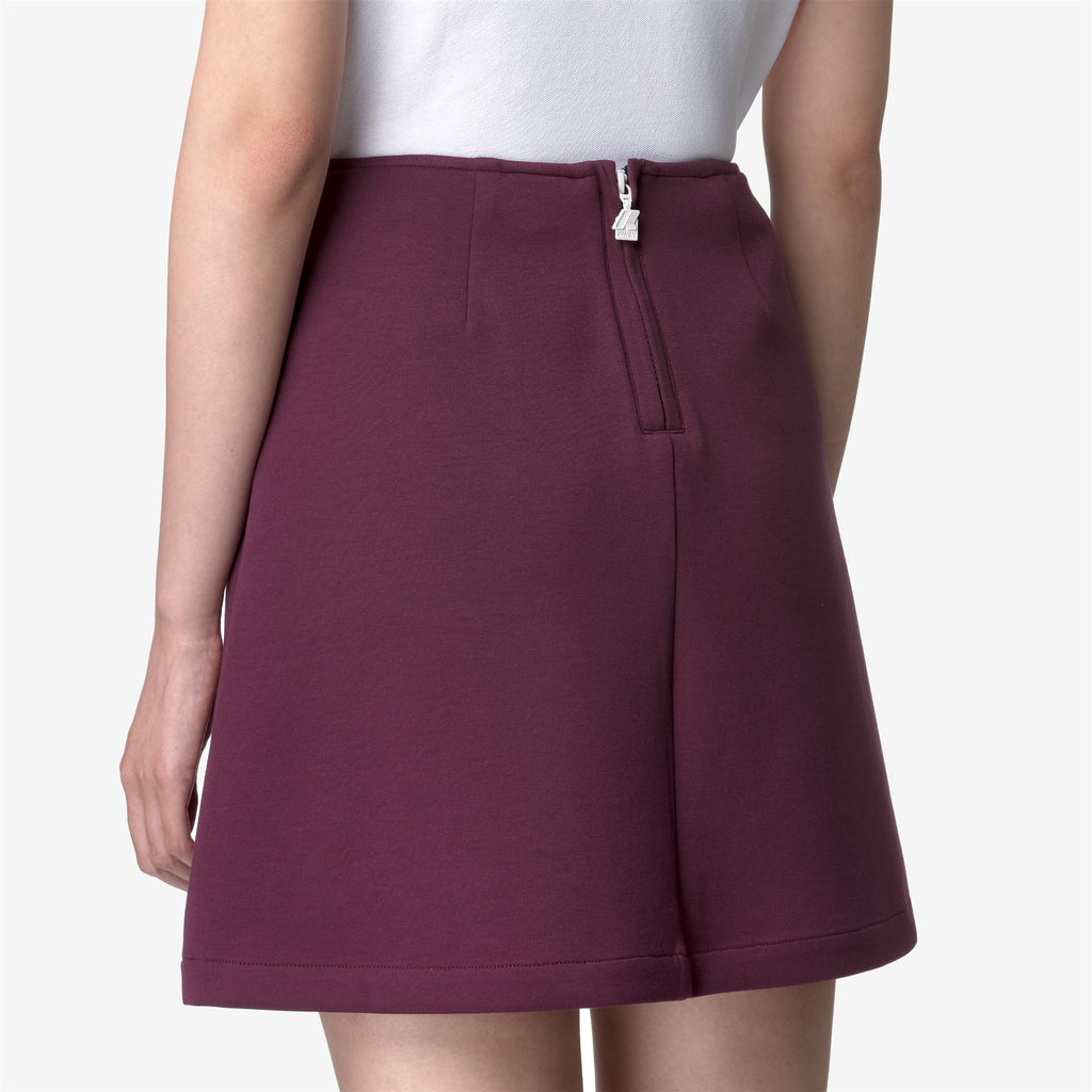 Skirts_WOMAN_VITTY LIGHT SPACER_Short_Violet Dk Purple - Commercial 7