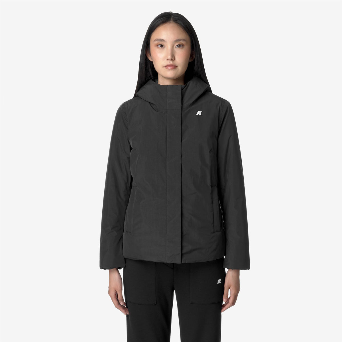 Jackets_WOMAN_LIL SOFT TOUCH MARMOTTA_Short_Black P-Blue A - Commercial 4