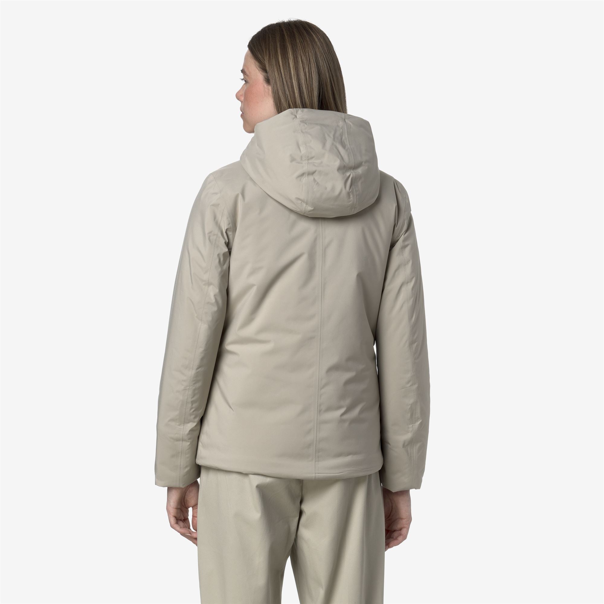Jackets_WOMAN_LIL SOFT TOUCH MARMOTTA_Short_Beige Cashmere - Grey Goat - Commercial 6