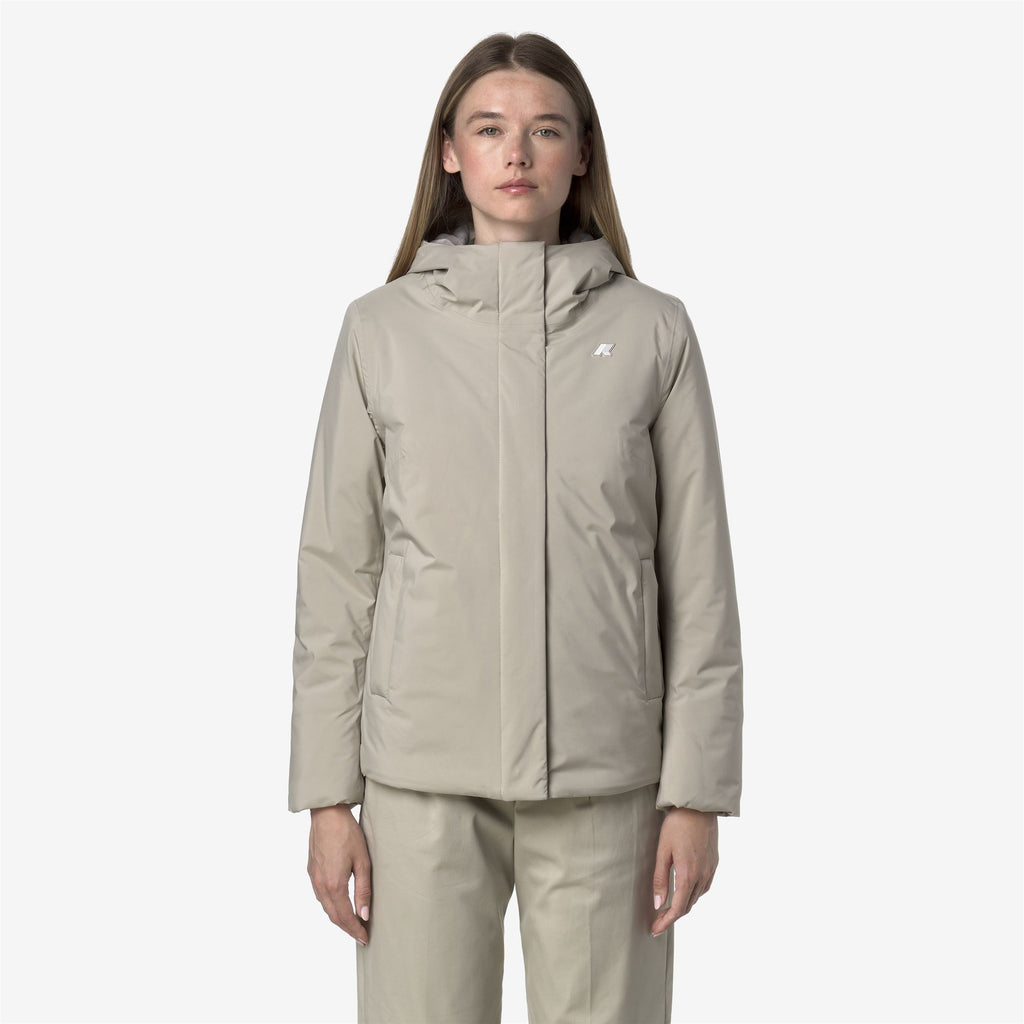 Jackets_WOMAN_LIL SOFT TOUCH MARMOTTA_Short_Beige Cashmere - Grey Goat - Commercial 4