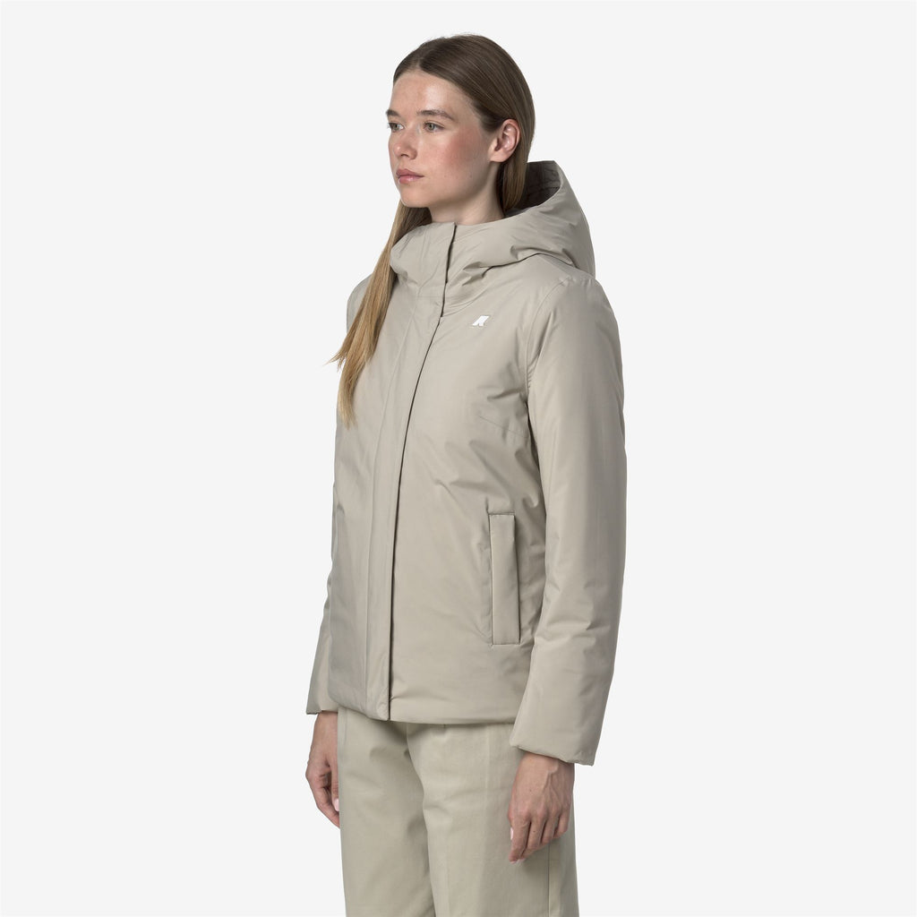 Jackets_WOMAN_LIL SOFT TOUCH MARMOTTA_Short_Beige Cashmere - Grey Goat - Commercial 5