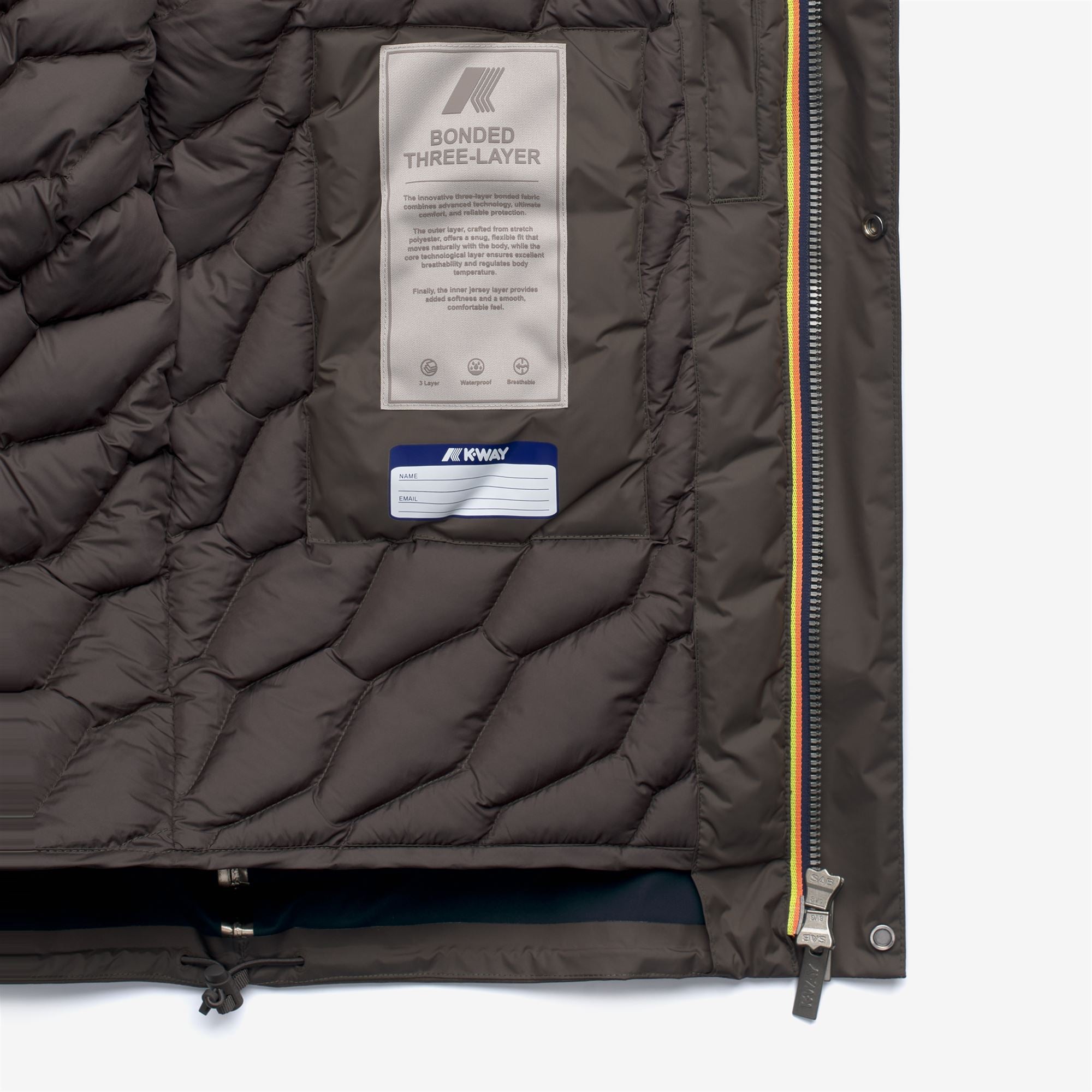 Jackets_MAN_JACKEN BONDED PADDED_Short_Black Olive Combo - Black Olive - Commercial 3