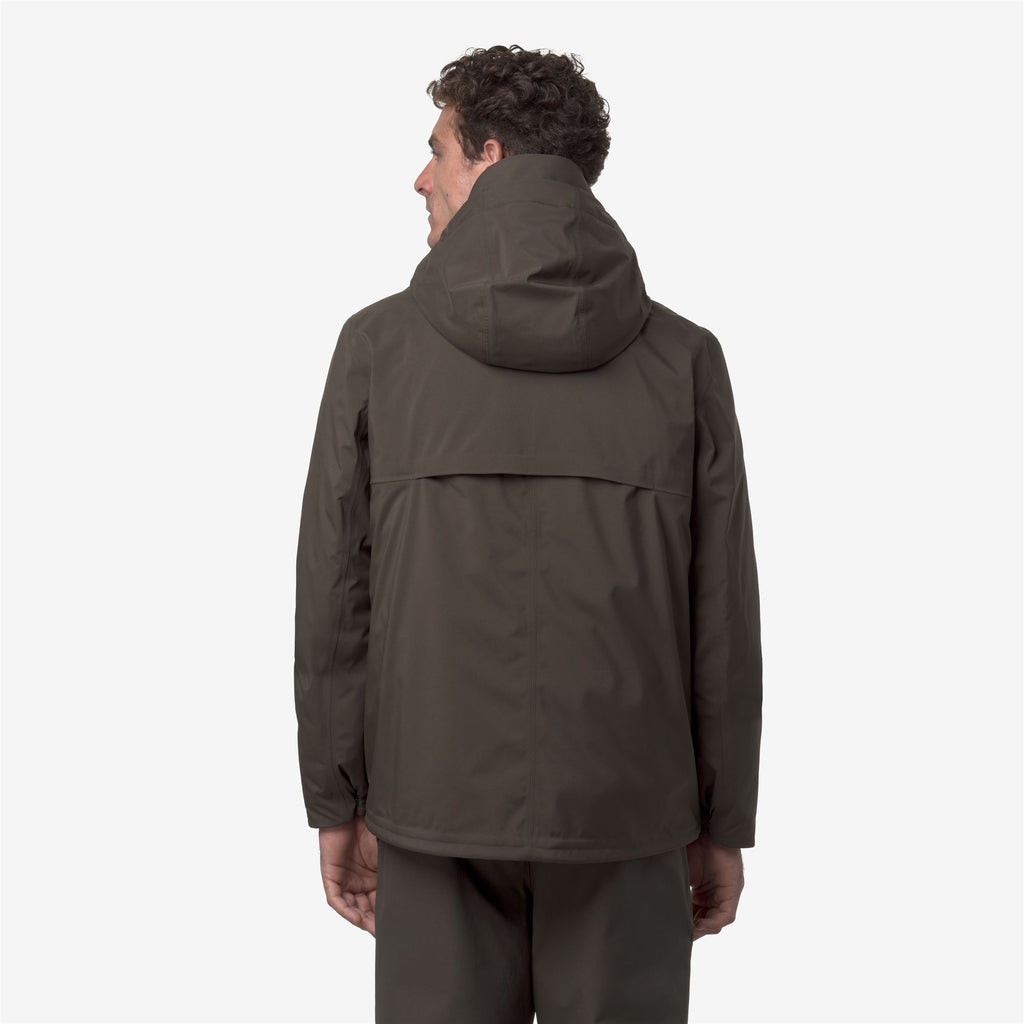 Jackets_MAN_JACKEN BONDED PADDED_Short_Black Olive Combo - Black Olive - Commercial 6