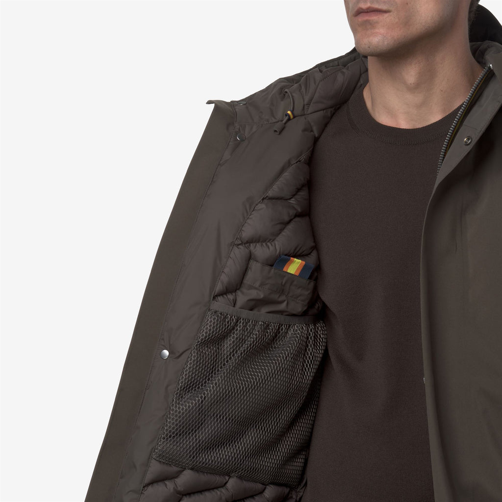 Jackets_MAN_JACKEN BONDED PADDED_Short_Black Olive Combo - Black Olive - Commercial 7