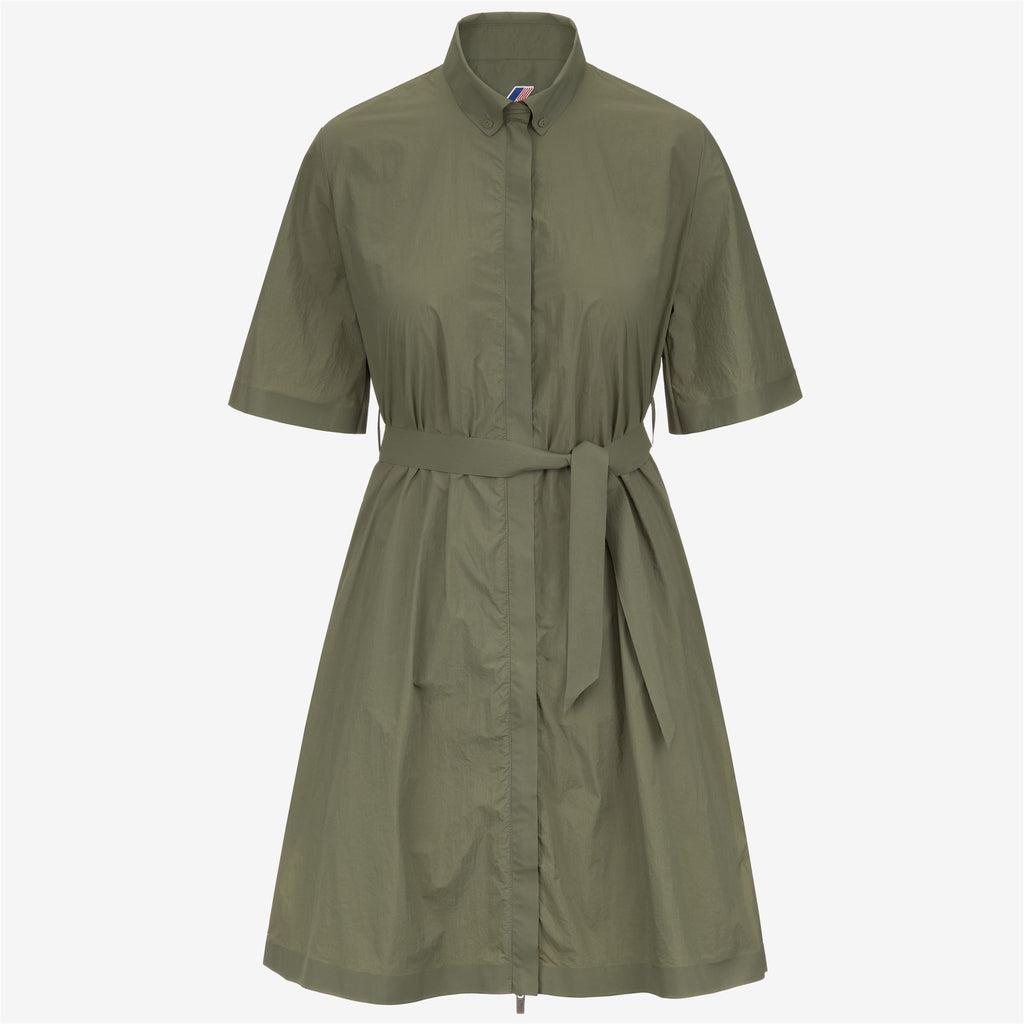 Jackets_WOMAN_LIZY_3/4 Length_Green Lichen - Commercial 1