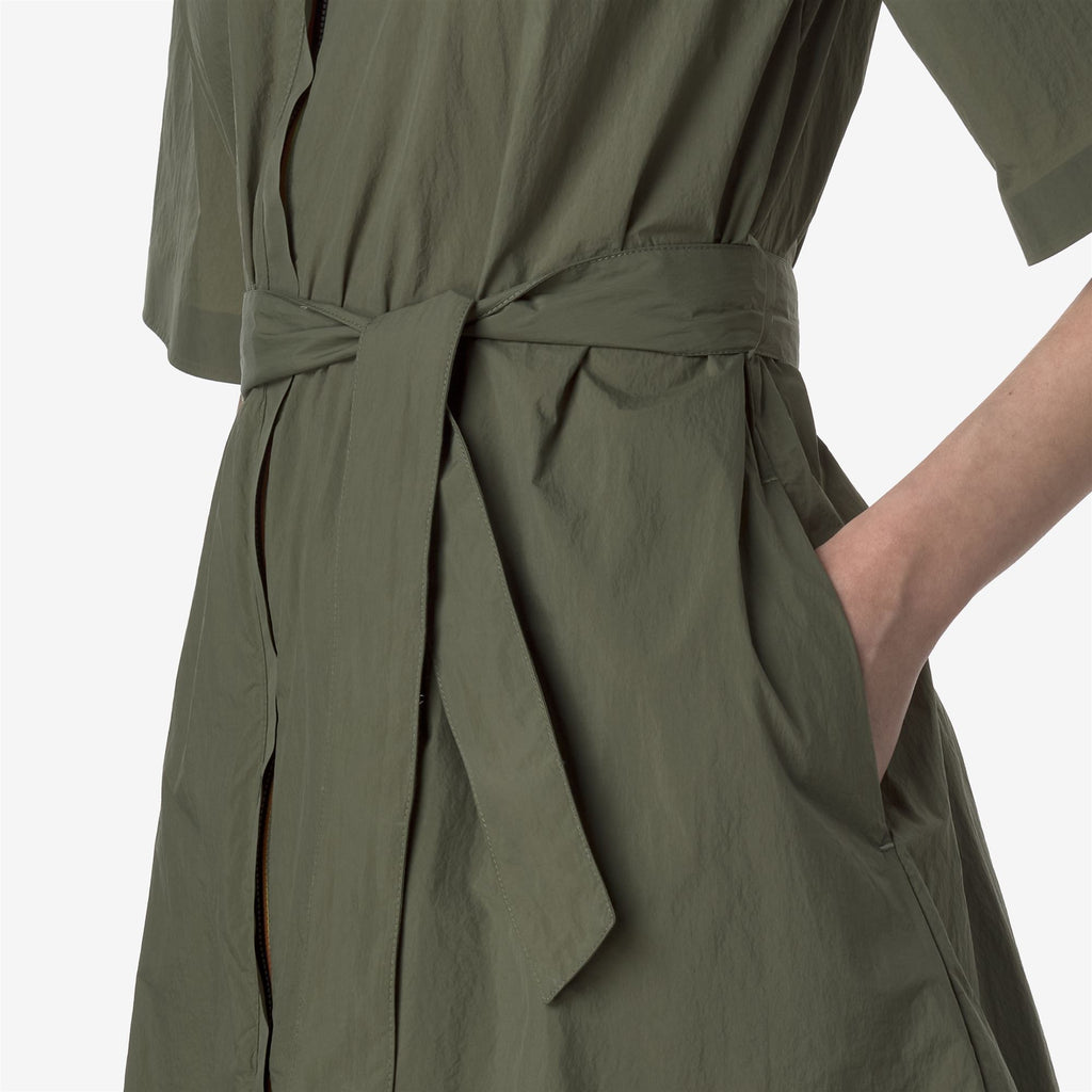 Jackets_WOMAN_LIZY_3/4 Length_Green Lichen - Commercial 7