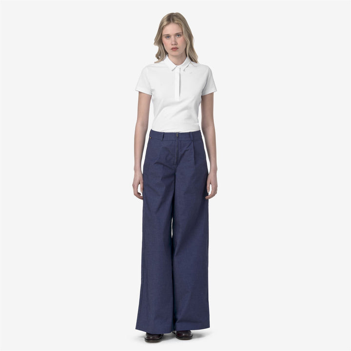 PIGALLE SOFT DENIM - Pants - Sport Trousers - WOMAN - BLUE DEEP COBALT