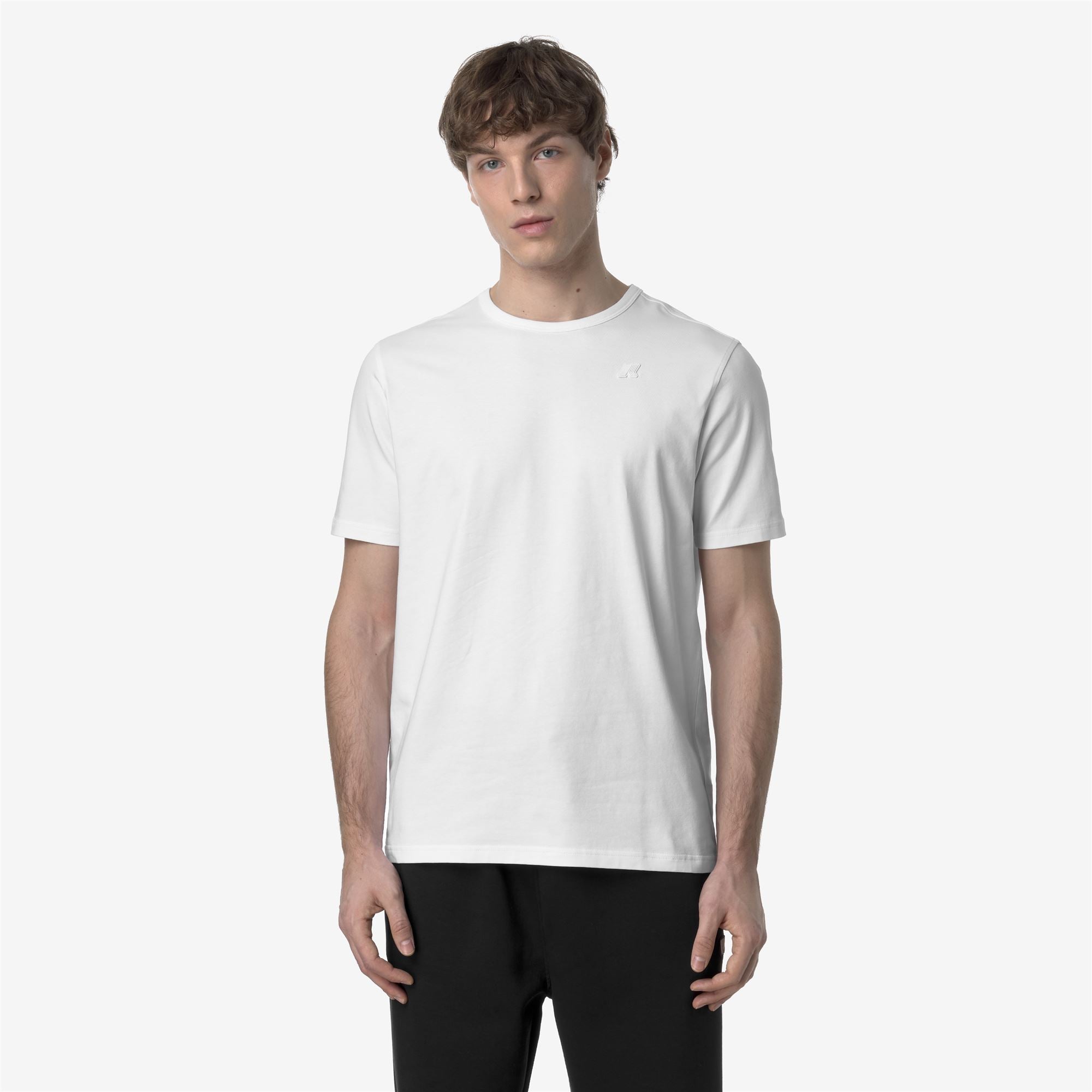 T-Shirts & Top_MAN_ADAME LIGHT STRETCH JERSEY_T-Shirt_White - Commercial 4