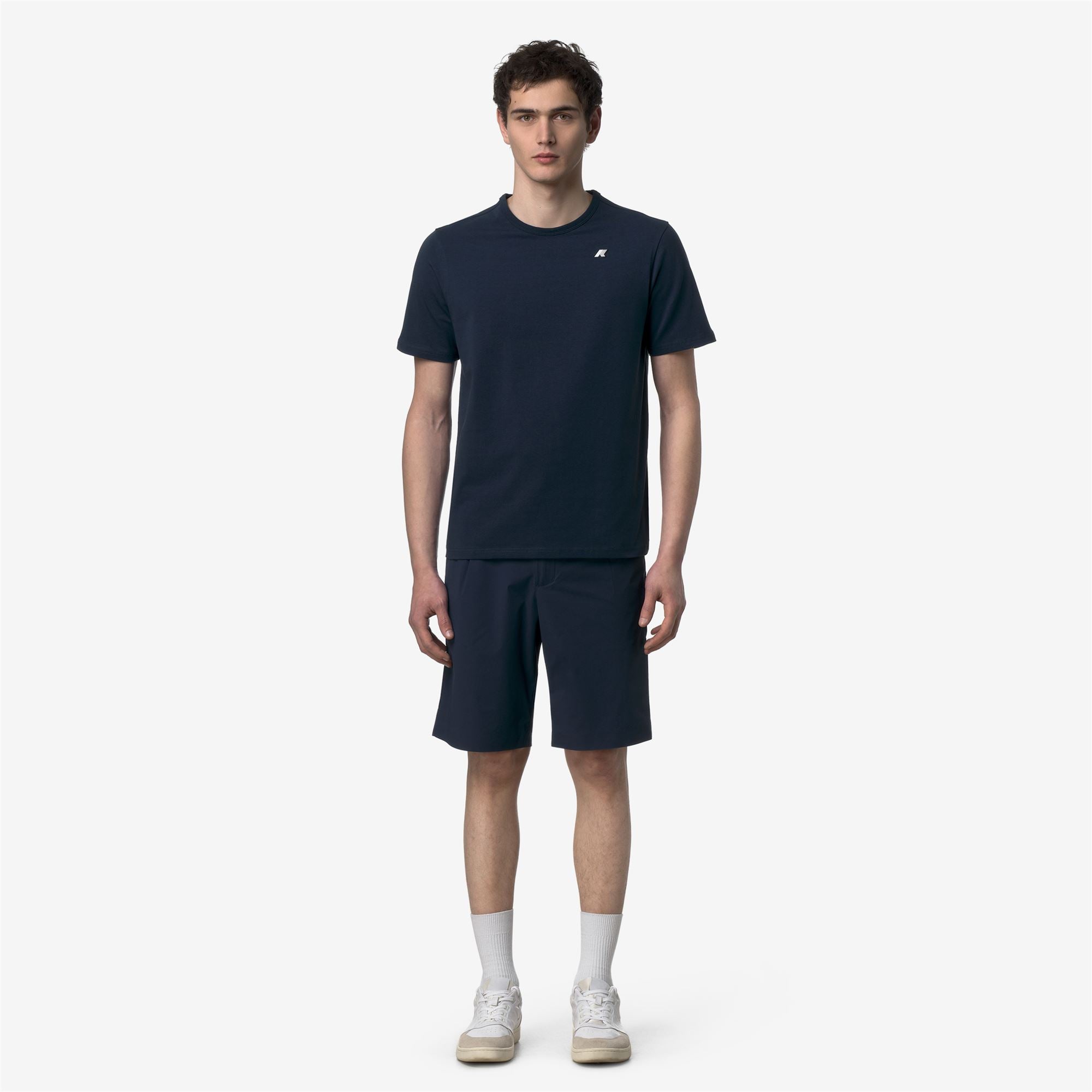 T-Shirts & Top_Man_ADAME LIGHT STRETCH JERSEY_T-Shirt_Blue Insignia - Commercial 4