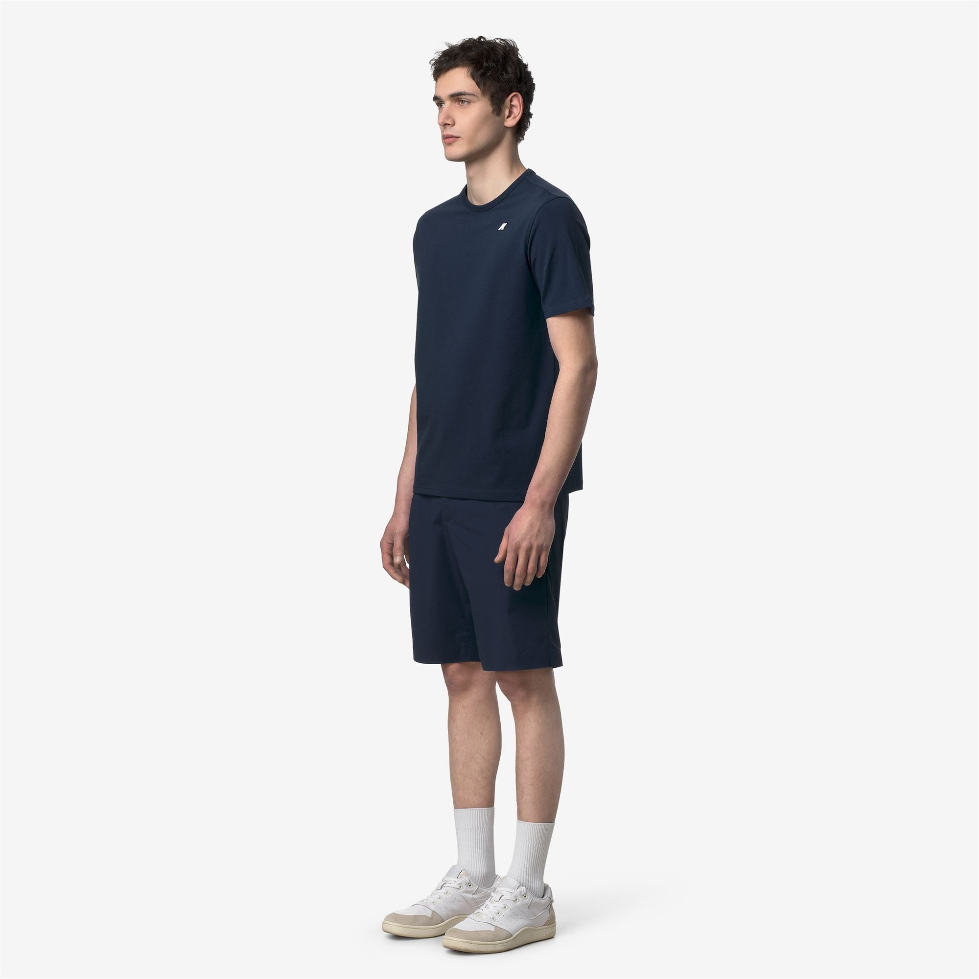 T-Shirts & Top_Man_ADAME LIGHT STRETCH JERSEY_T-Shirt_Blue Insignia - Commercial 5