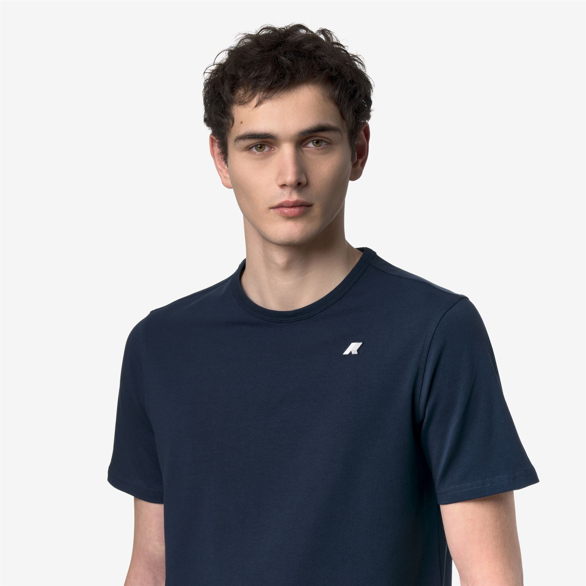 T-Shirts & Top_Man_ADAME LIGHT STRETCH JERSEY_T-Shirt_Blue Insignia - Commercial 7