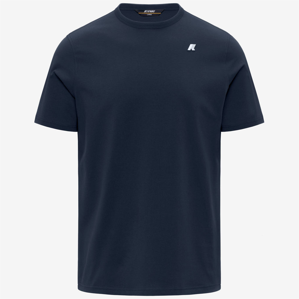 T-Shirts & Top_Man_ADAME LIGHT STRETCH JERSEY_T-Shirt_Blue Insignia - Commercial 1