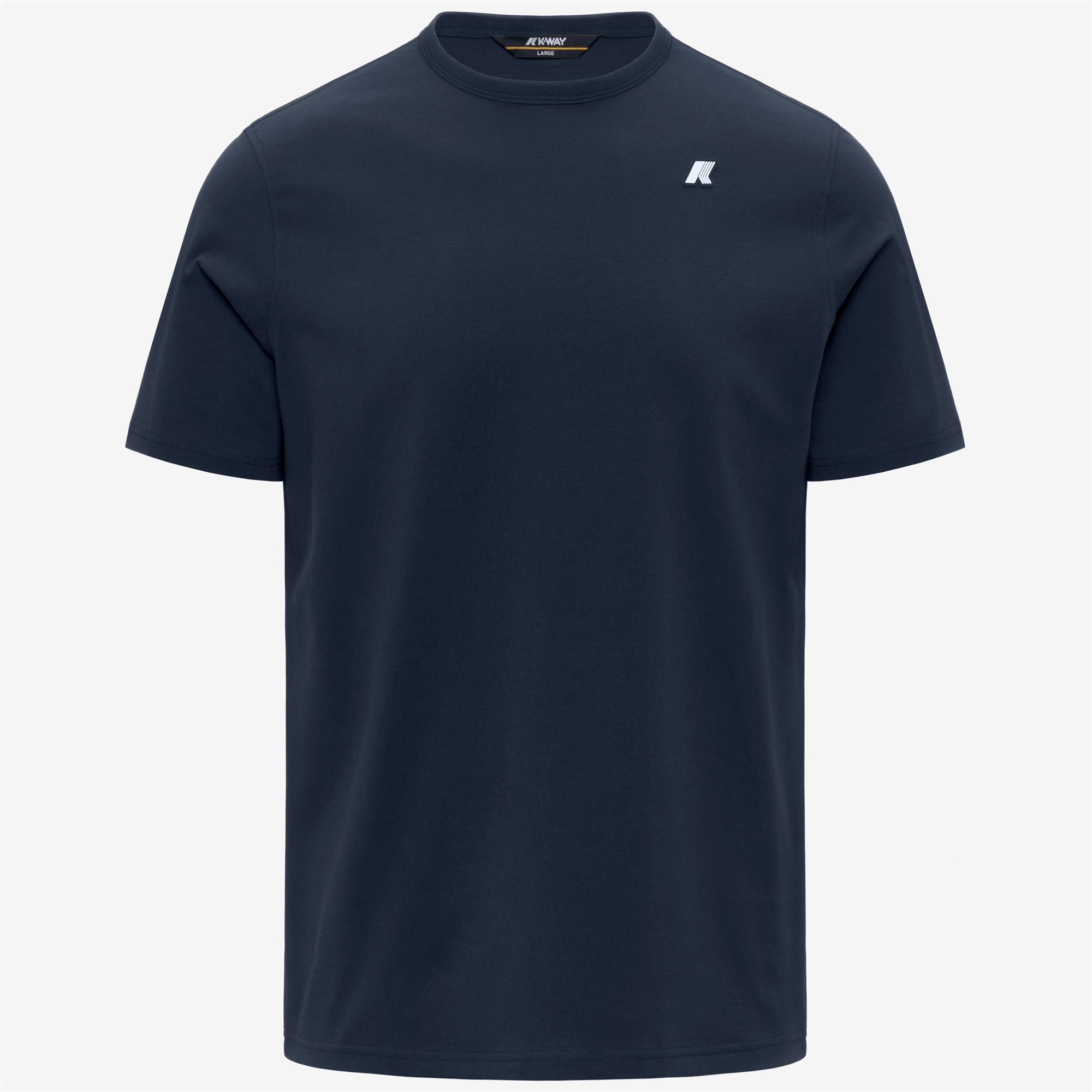 T-Shirts & Top_Man_ADAME LIGHT STRETCH JERSEY_T-Shirt_Blue Insignia - Commercial 1