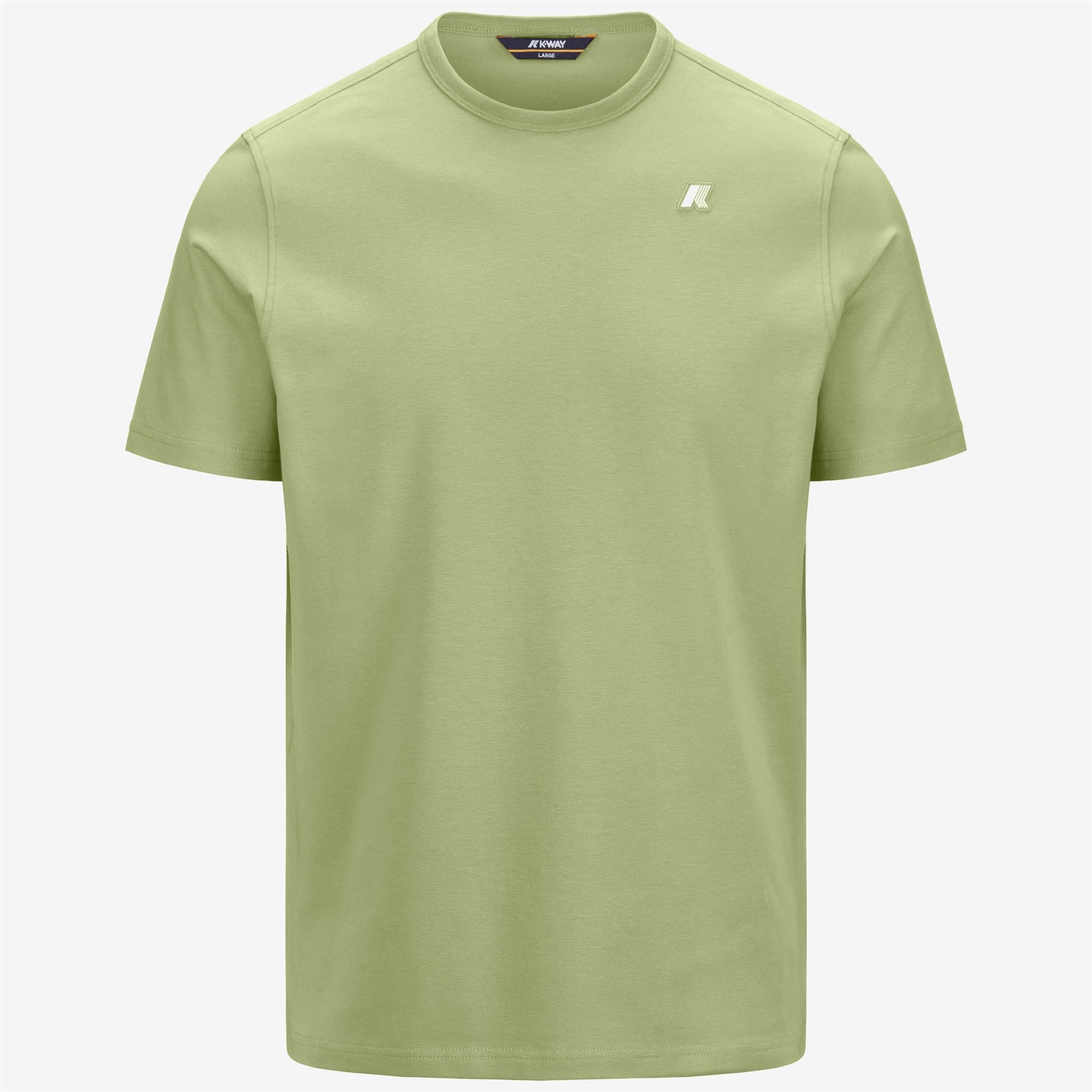 T-Shirts & Top_Man_ADAME LIGHT STRETCH JERSEY_T-Shirt_Green Dk Lime - Commercial 1