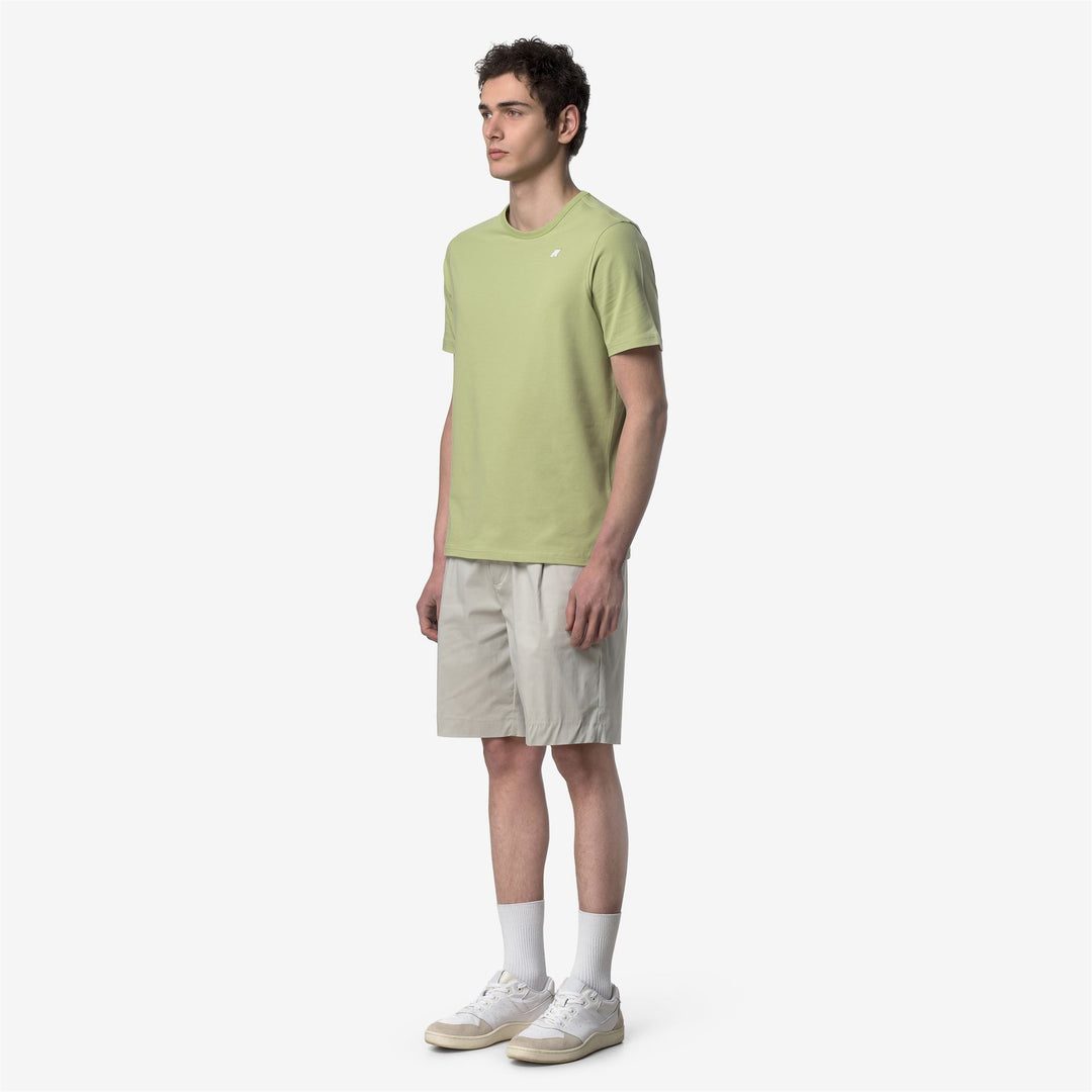 ADAME LIGHT STRETCH JERSEY - T-Shirt & Top - T-Shirt - Homme - Green Dk Lime main