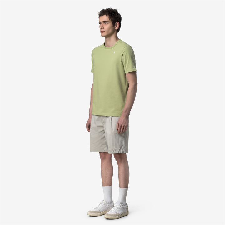ADAME LIGHT STRETCH JERSEY - T-Shirt & Top - T-Shirt - Homme - Green Dk Lime 3